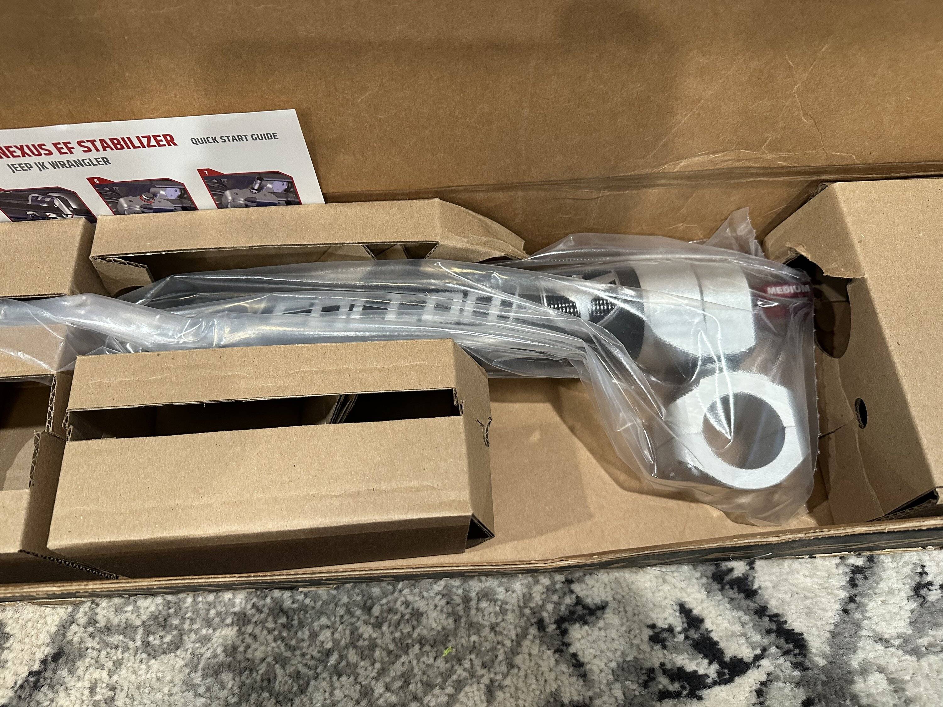 Jeep Gladiator Falcon Nexus EF 2.2 Fast Adjust Steering Stabilizer 56BE049F-8B22-4390-A66D-A0F672DD6D8F