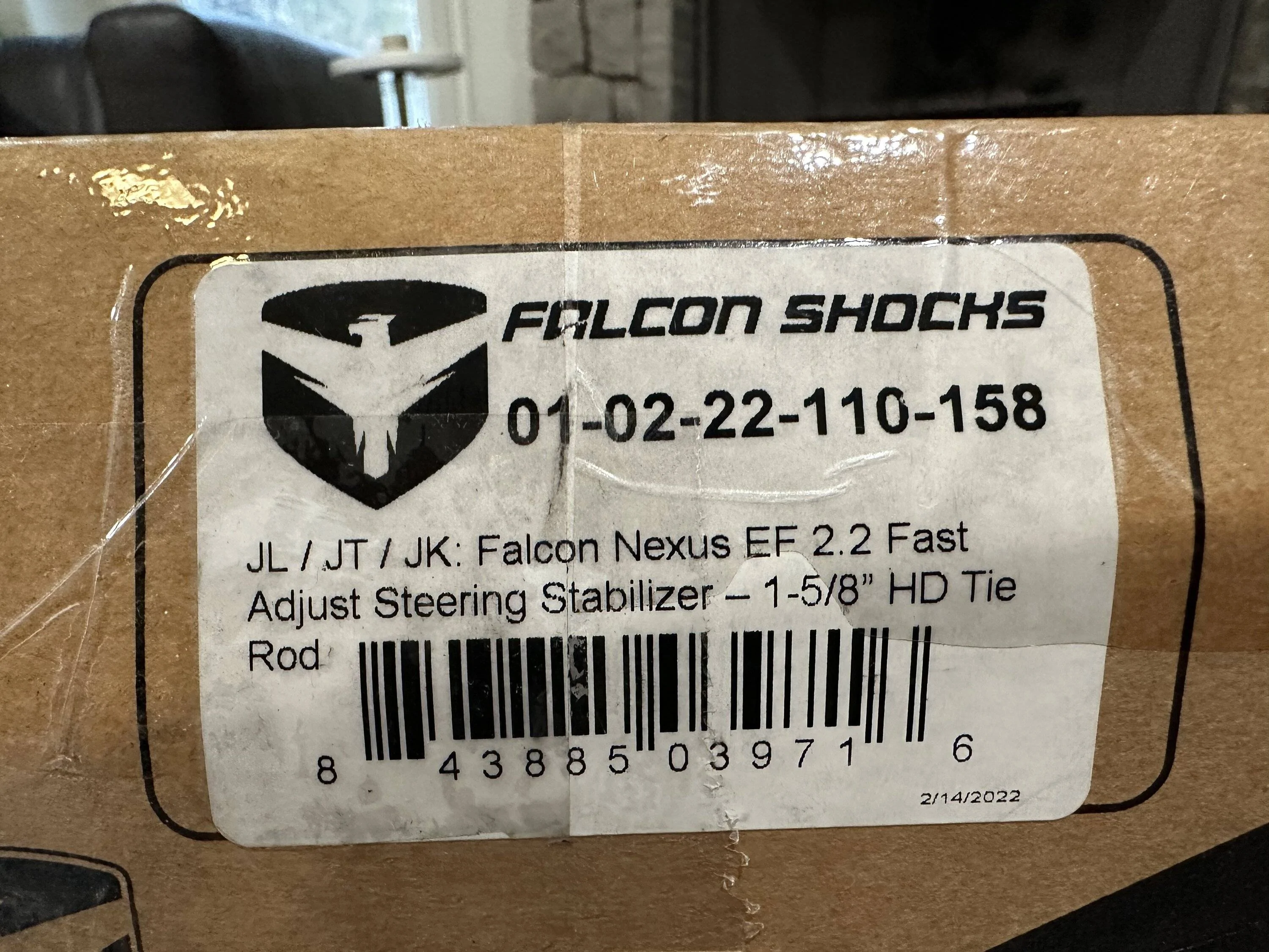 Jeep Gladiator Falcon Nexus EF 2.2 Fast Adjust Steering Stabilizer 9B61C83A-9936-4C35-86B5-9B7F93263782
