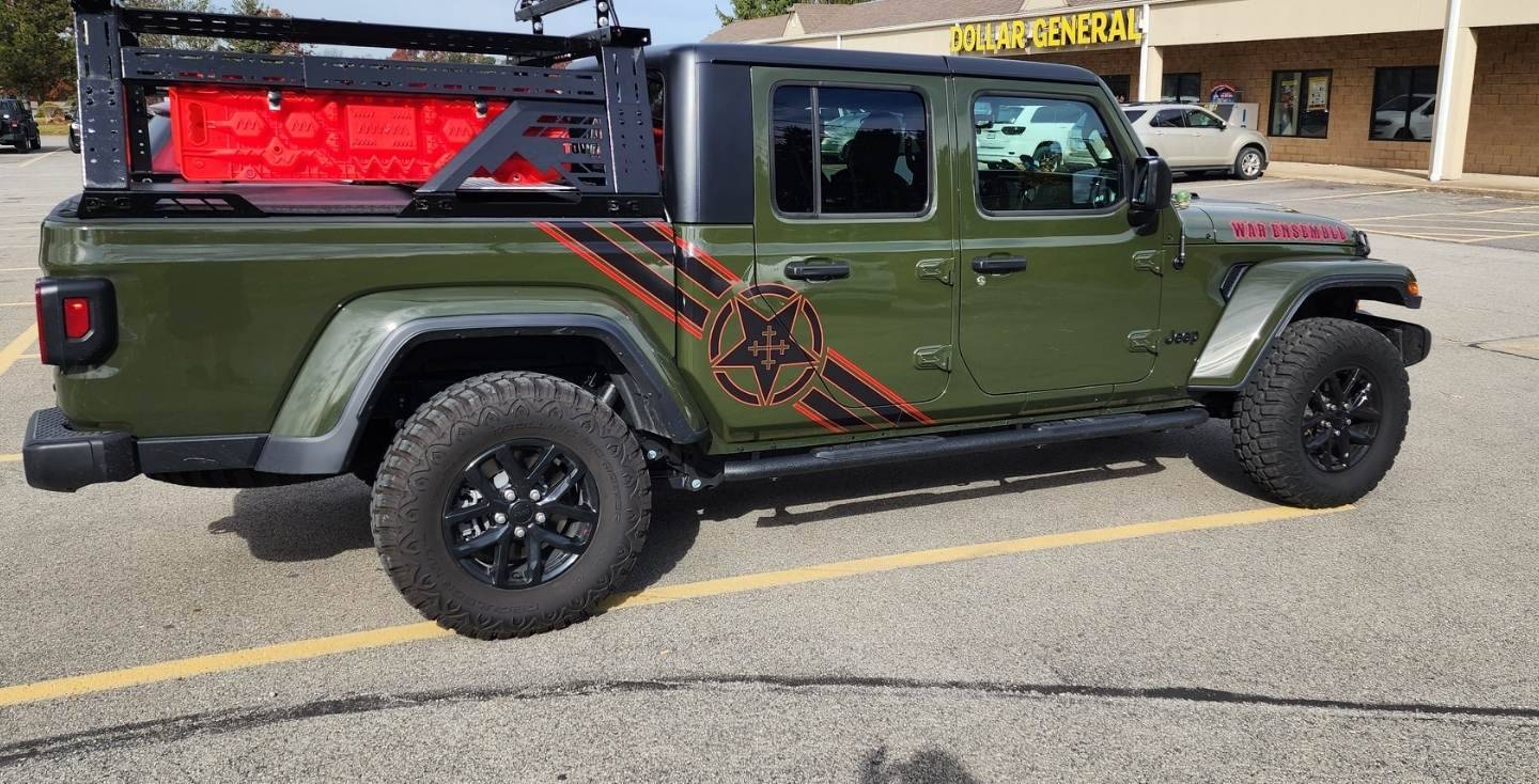 Jeep Gladiator DECALS/SIDE GRAPHICS/WRAPS jeep5
