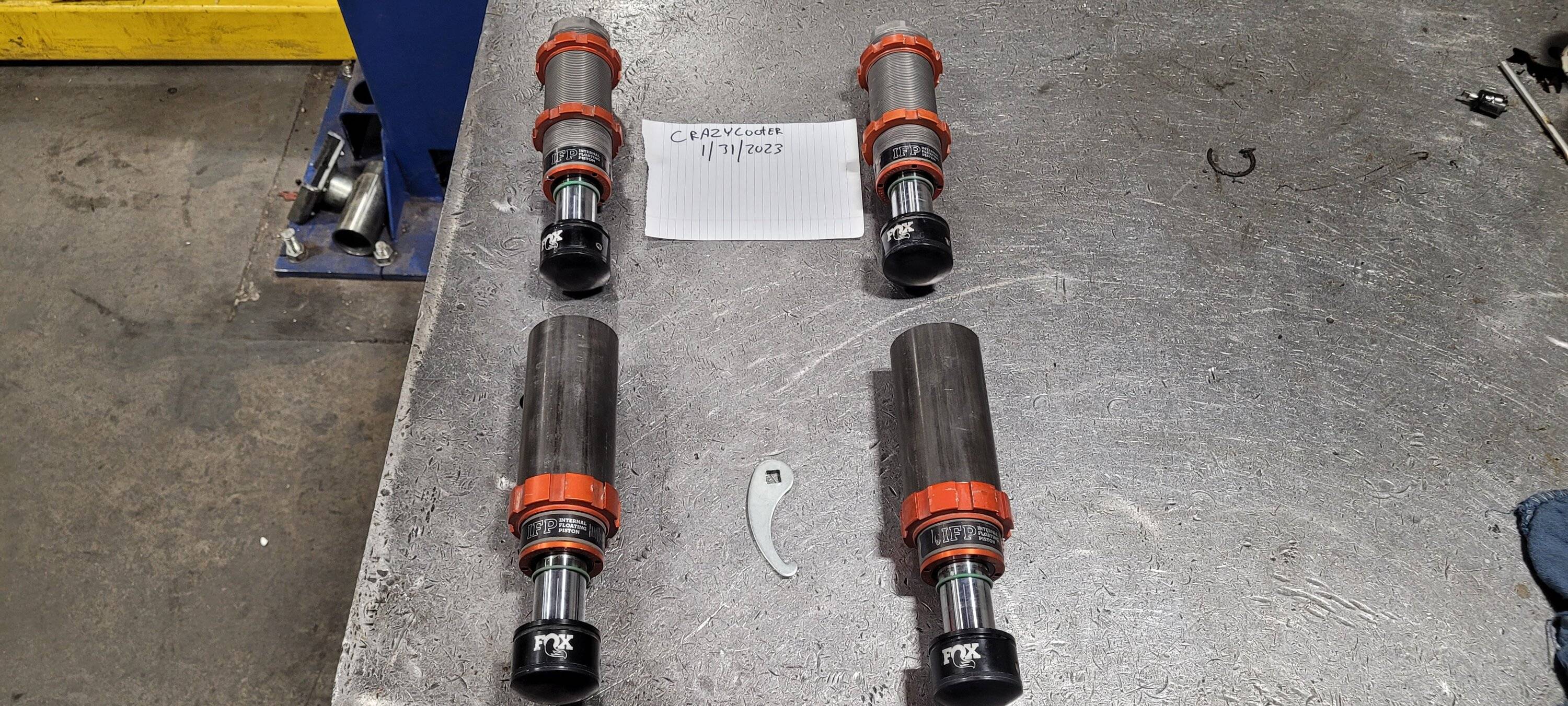 Jeep Gladiator Fox Air Bumps F/R $1200 20230131_084342