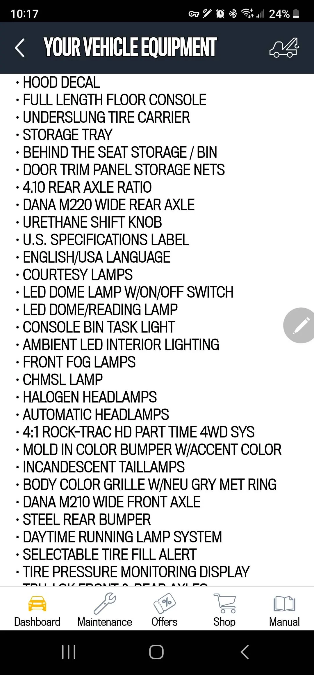 Jeep Gladiator Finding a Selec-Trac In Stock? Screenshot_20230131_221753_My J
