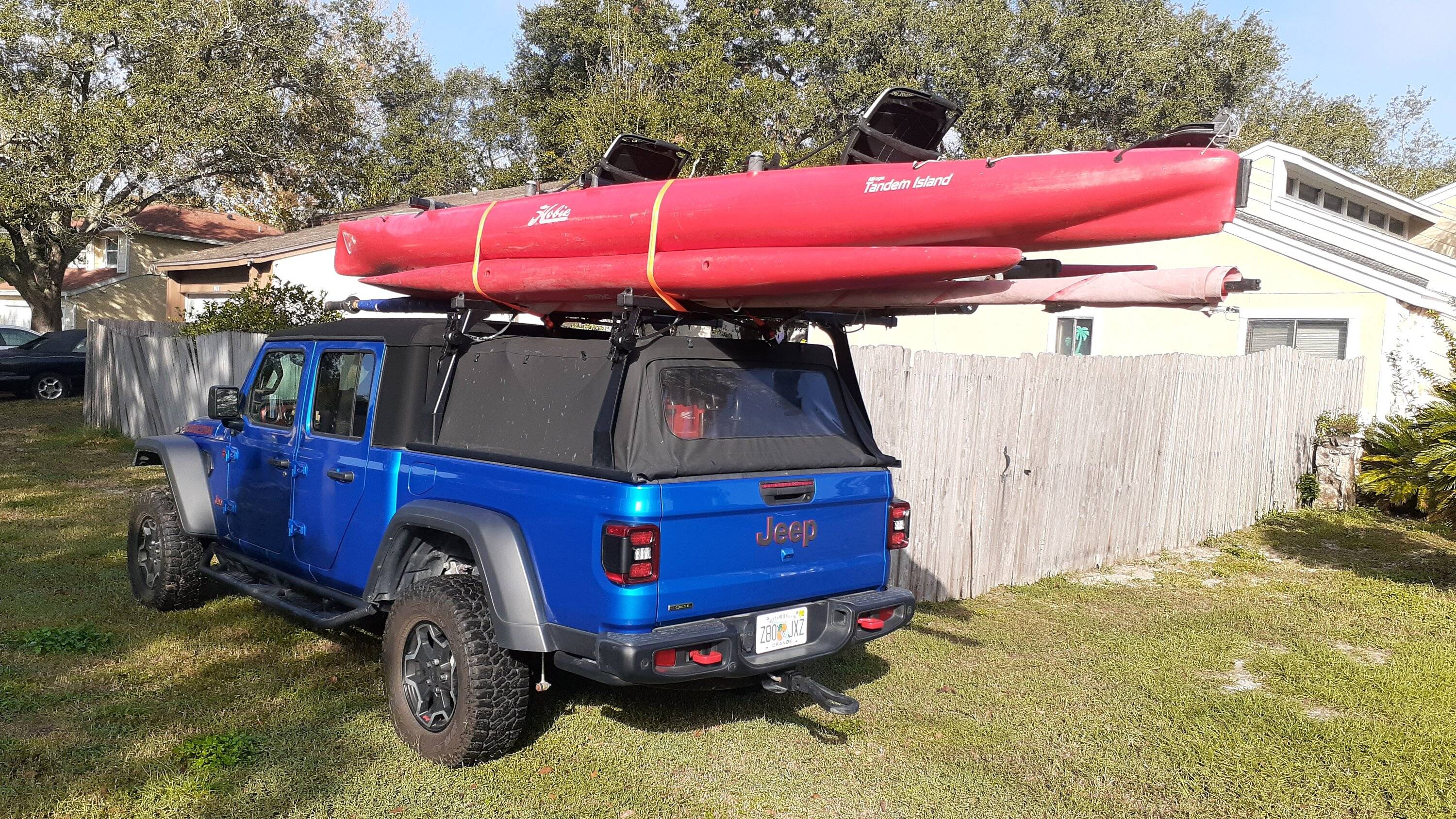 Jeep Gladiator Roof top boat 20221213_093529