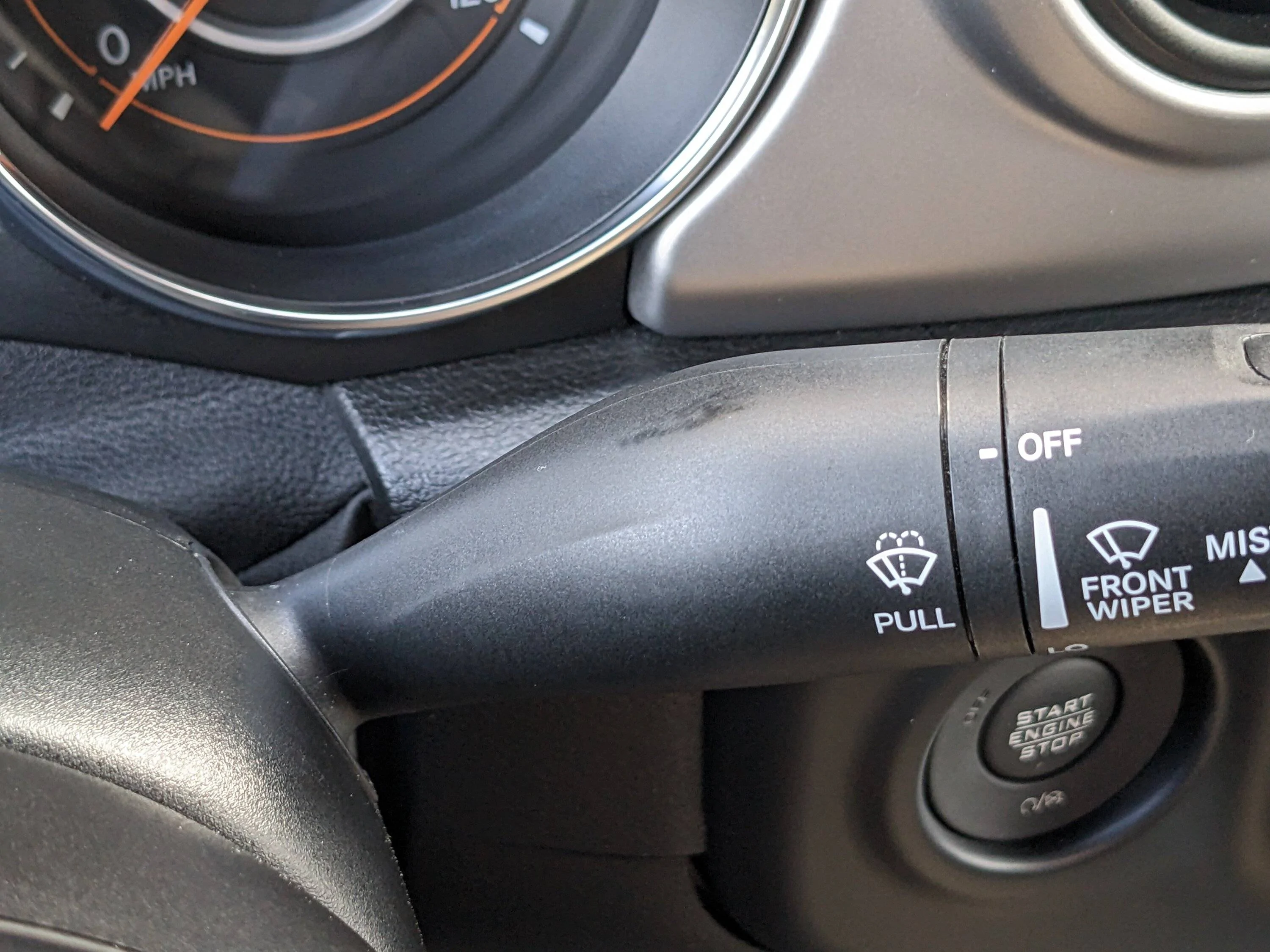 Jeep Gladiator HELP - Fixing Scratched Light and Wiper Controls PXL_20230201_220228068