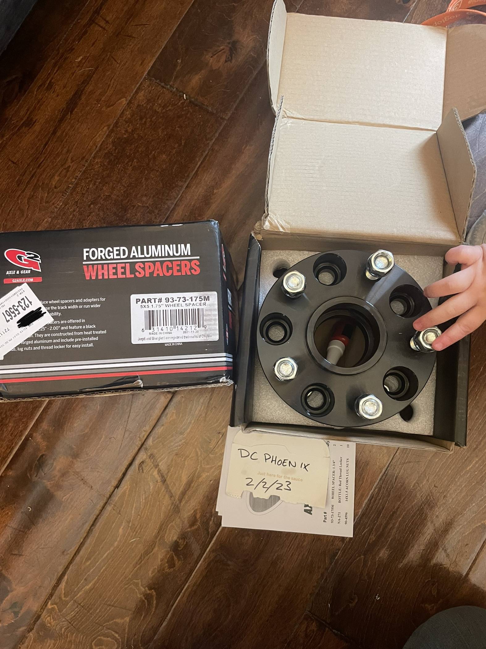 Jeep Gladiator 1.75” wheel spacers D4943AFC-6DBD-4A14-8305-41910FBC3CE7