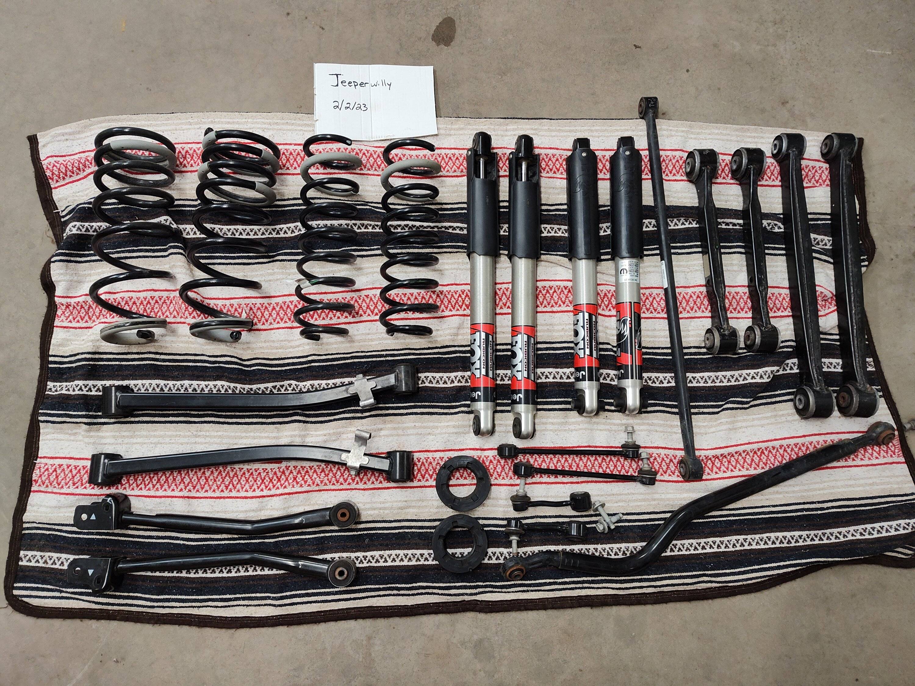 Jeep Gladiator 2021 JTRD Full Suspension Take-off $200 IMG_20230202_164030014