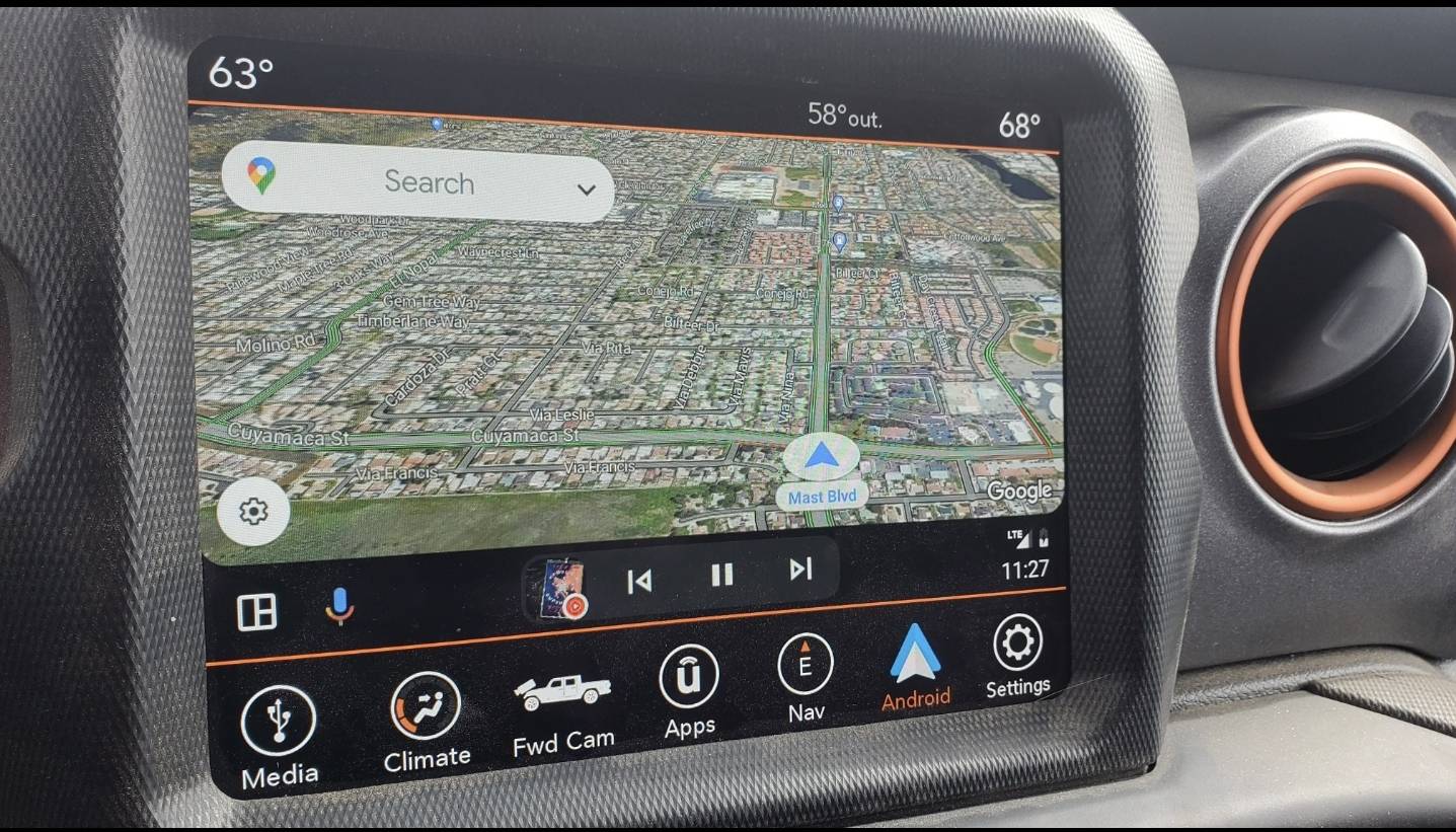 Jeep Gladiator No wireless Android Auto connection on 2021 Rubicon 8.4" screen ?? Screenshot_20230203-122049_Gallery