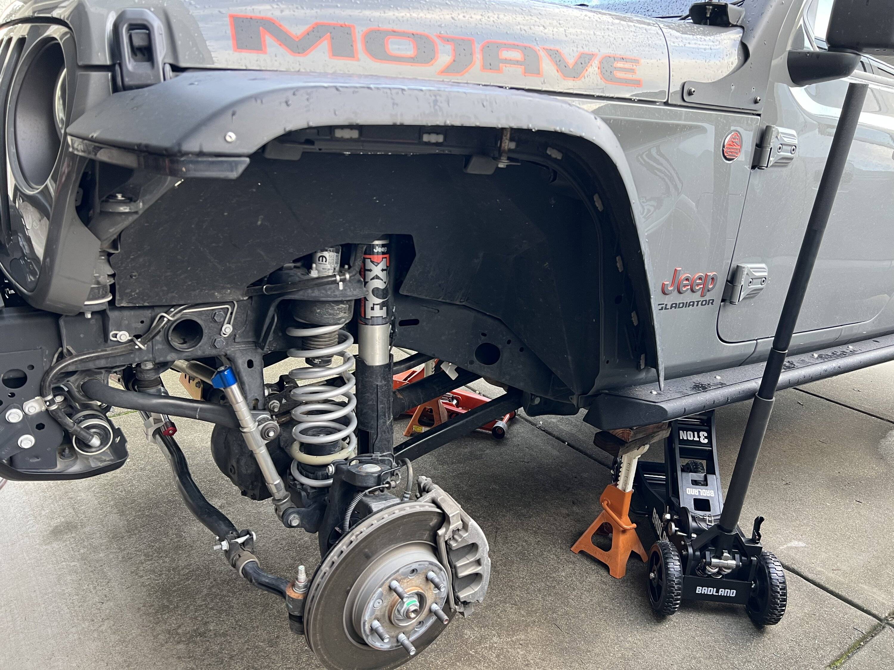 Jeep Gladiator Removing AEV Mojave spacers and factory springs for Clayton/Dobinsons D3F86F7E-2B42-49EA-ACC6-90C97EFED161