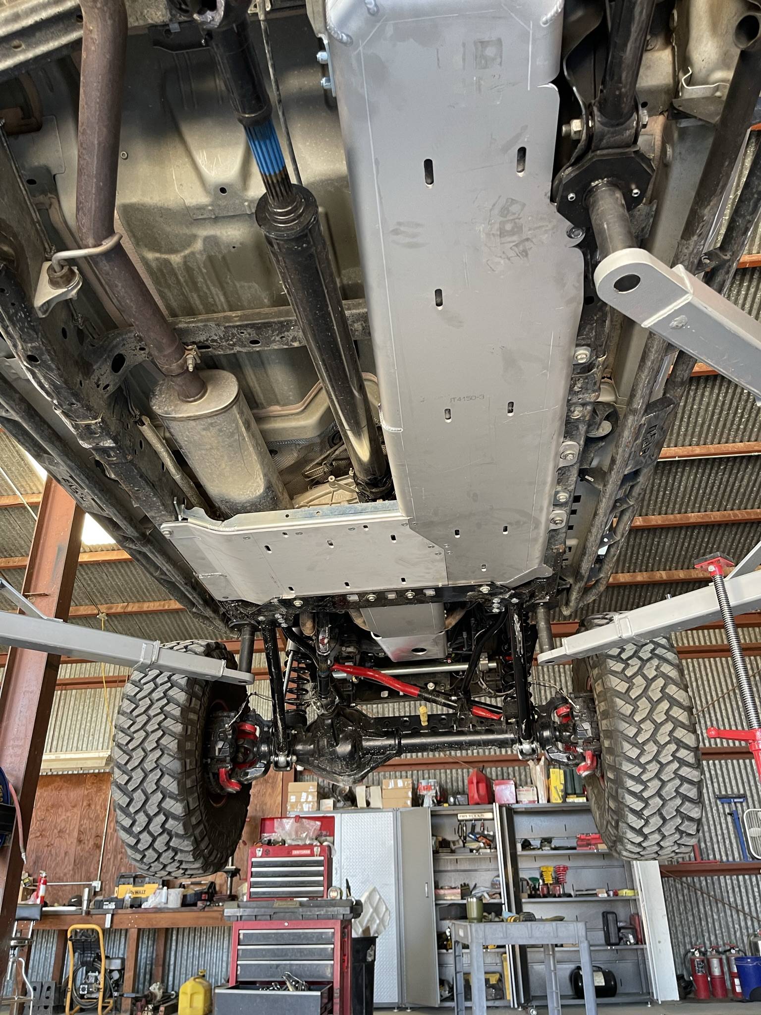 Jeep Gladiator Full belly aluminum skid plate comparison IMG_6525.JPEG