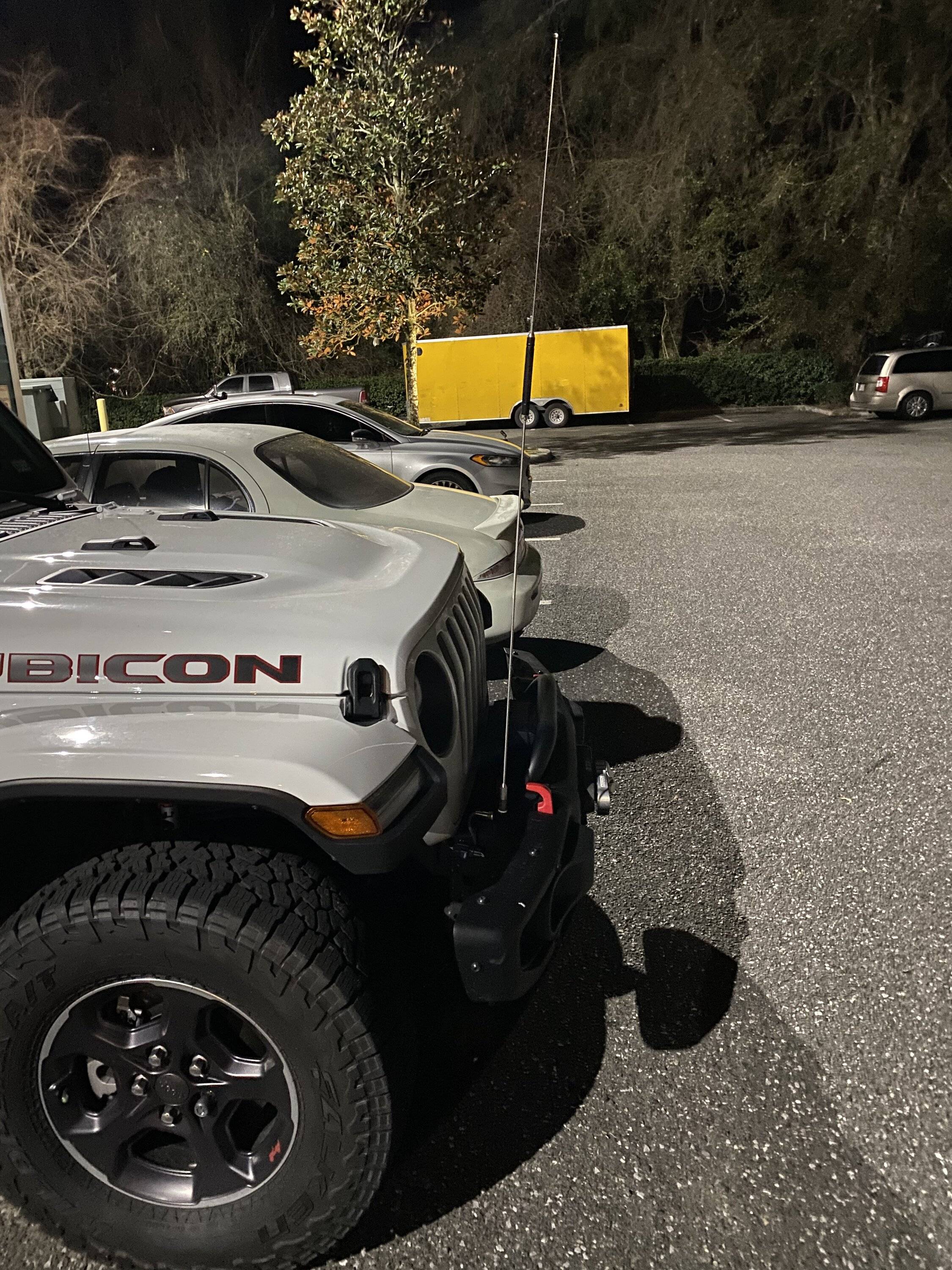Jeep Gladiator GMRS / CB antenna locations - near A pillar or mid point on hood BE53C904-D8E3-41C0-9CD3-4D99613376E9