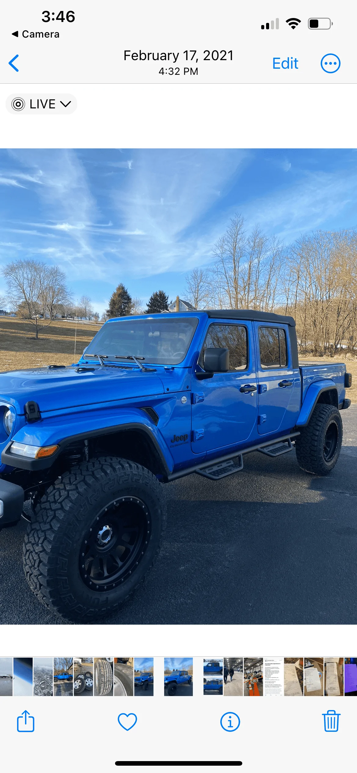 Jeep Gladiator OEM soft top 46C73BD2-23E6-4EBD-9C1E-127BB9A61EA6