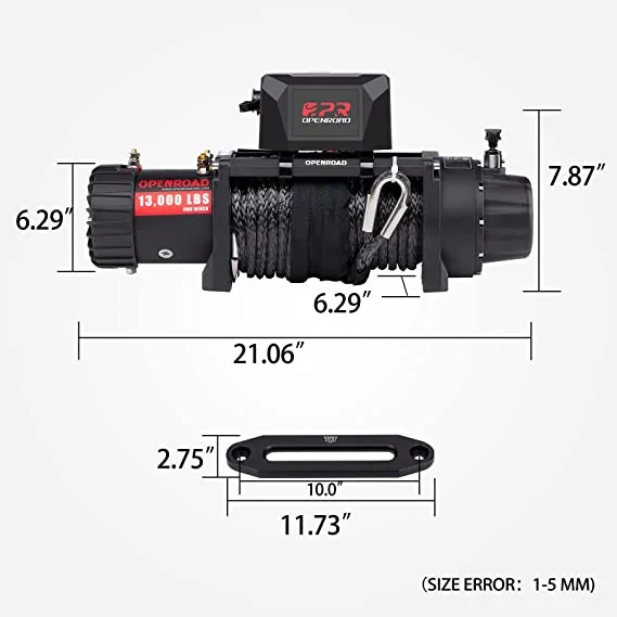 Jeep Gladiator Openroad 13000 Panther series 2s winch