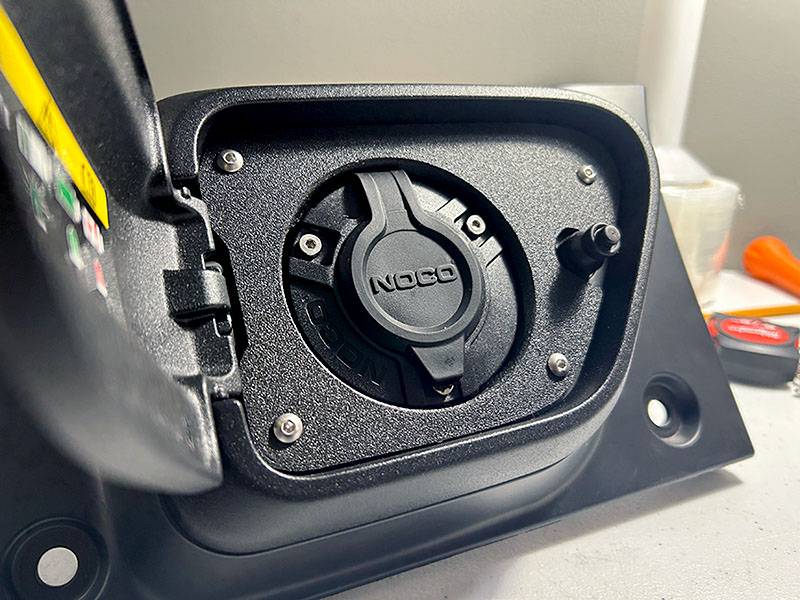 Jeep Gladiator NOCO AC Port Plug Insert for 4xe Cowl Panel 4xe-NOCO-1