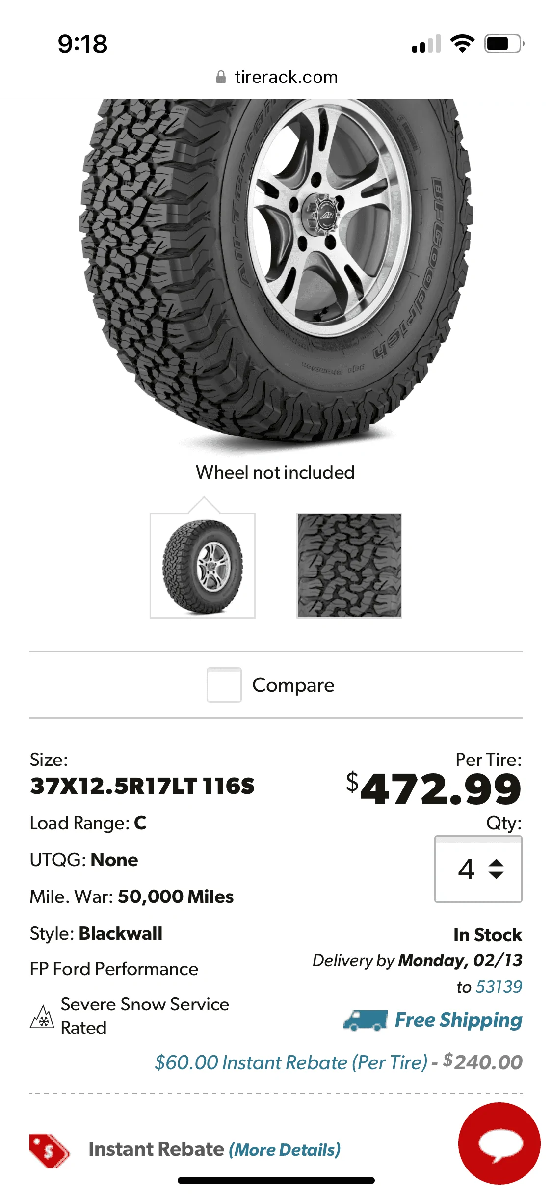 Jeep Gladiator BFGoodrich KO2 Instant rebate 410187BF-993B-48DC-BADD-38084C15C860