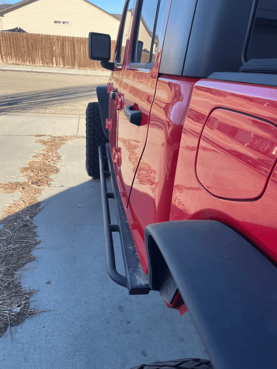 Jeep Gladiator Body Armor rock crawler side steps 1676047630502
