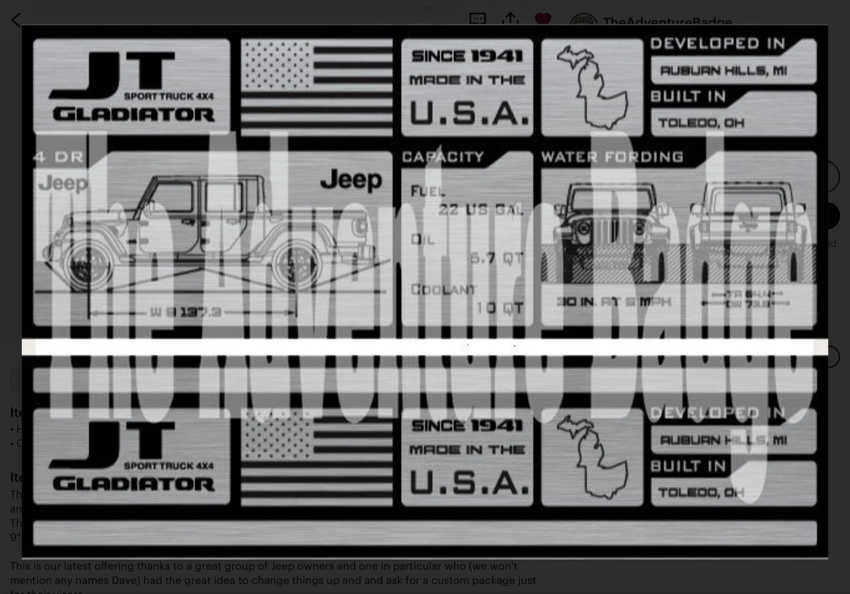Jeep Gladiator Covering up visor warning decals. 4B3319AD-2448-4B00-B49A-C586D2EF465E