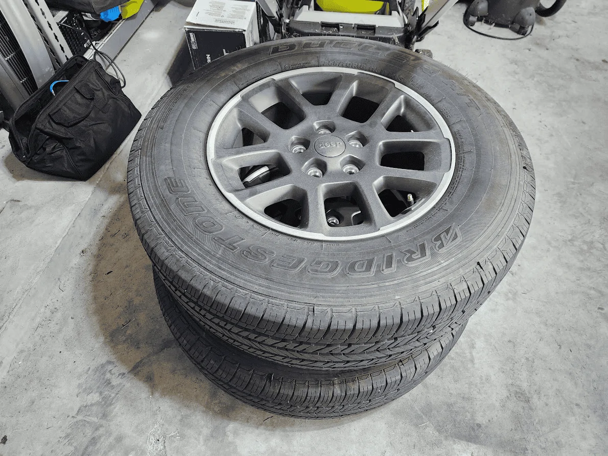 Jeep Gladiator Set of JT Overland takeoffs including spare - $250 OBO 1676145522369