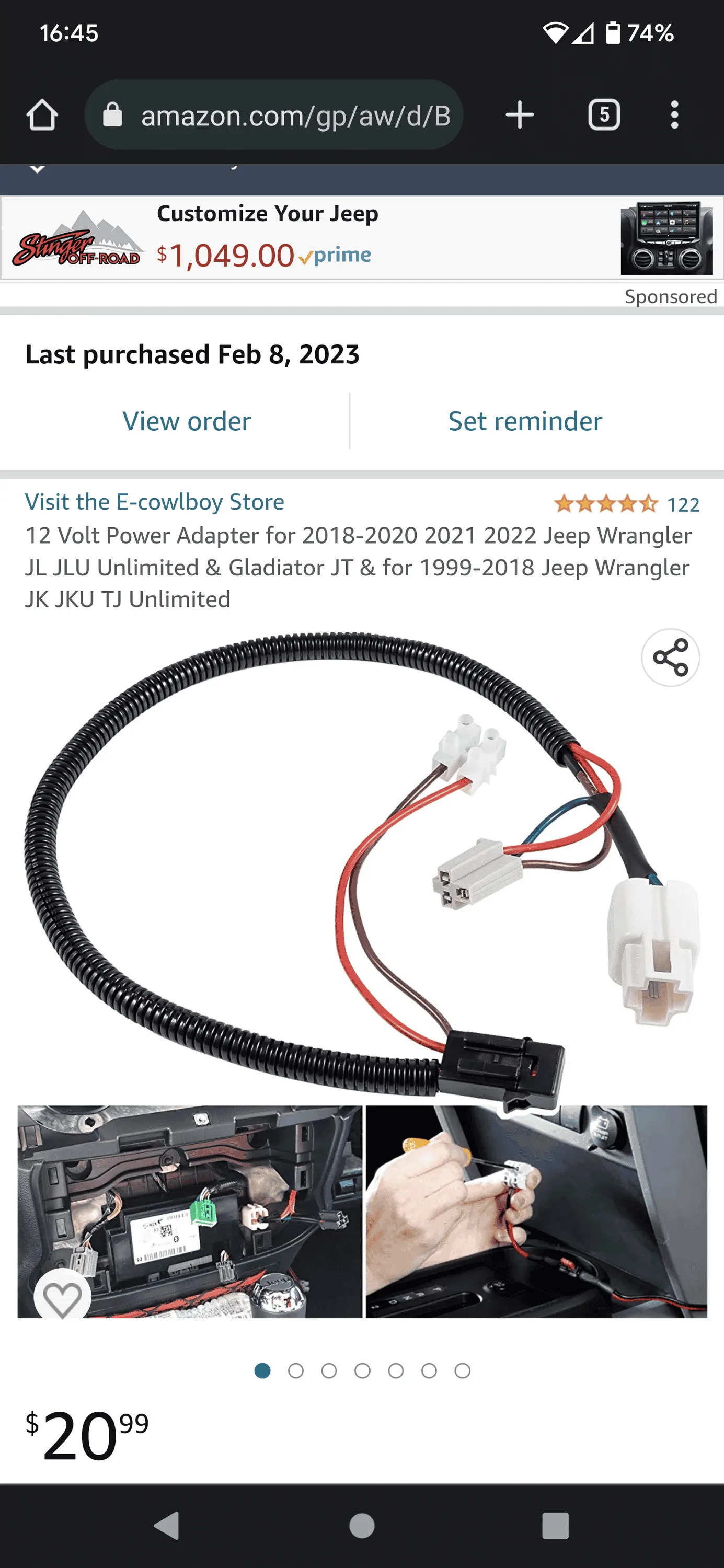 Jeep Gladiator What did you do TO your Gladiator today? [ADMIN WARNING: NO POLITICS, NO GUN TALK] Screenshot_20230211-164549