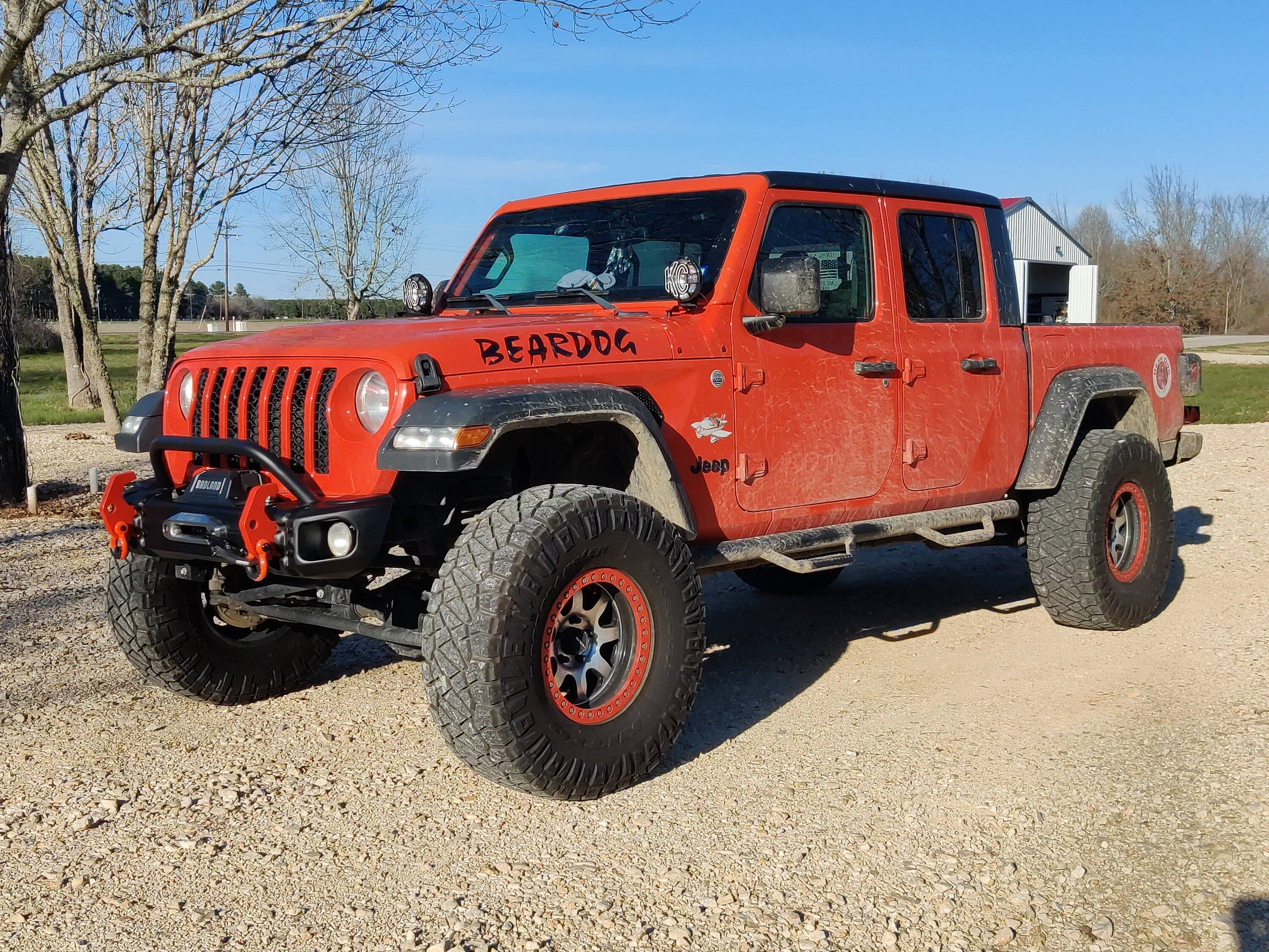 Jeep Gladiator New bumper and winch 2023-02-12-16-19-11-896