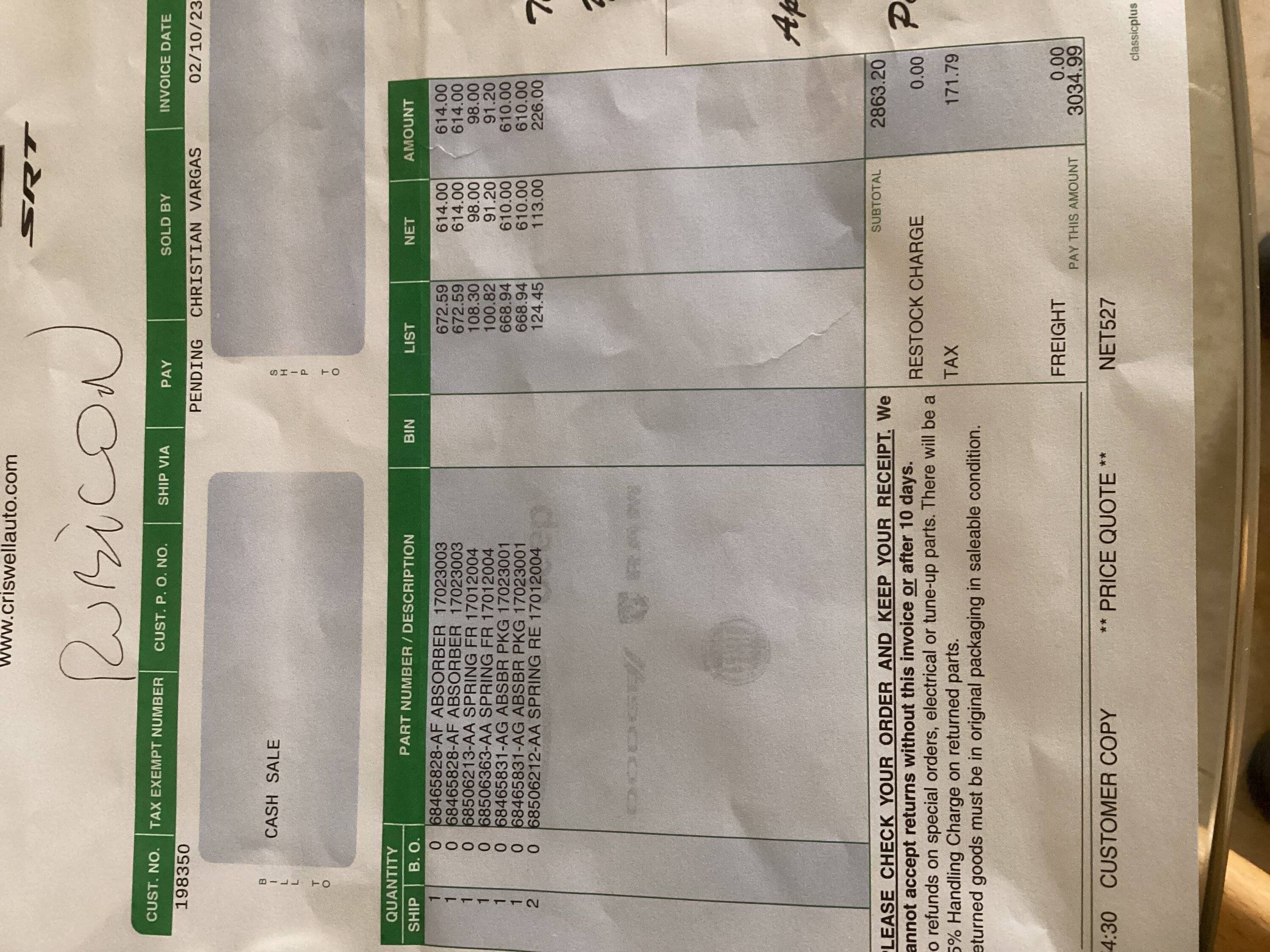 Jeep Gladiator Rubicon & Mohave suspension # and $ parts 3D8FA78A-8F8A-4F9A-BC38-C3C843868B62