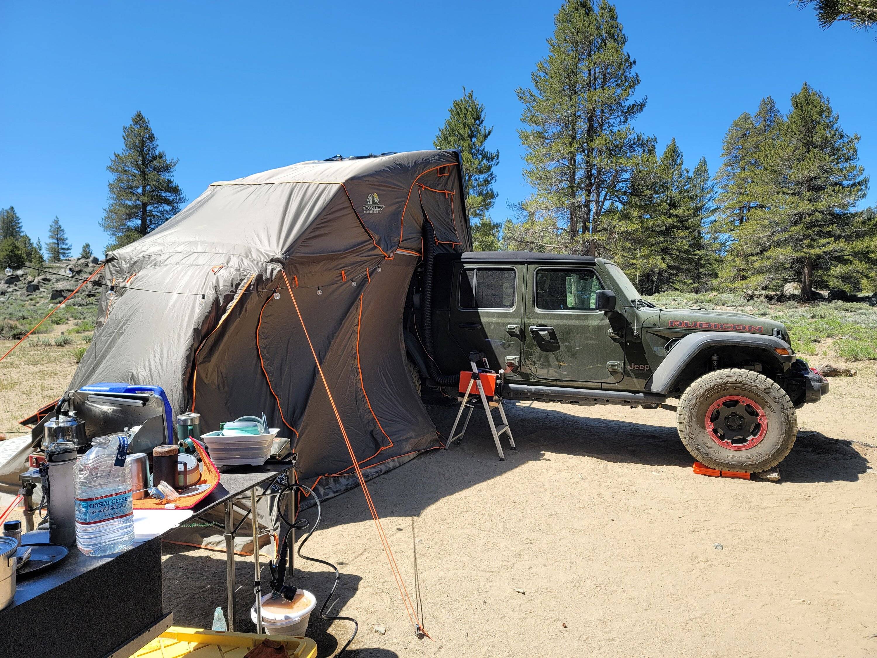 Jeep Gladiator Tuff Stuff Annex- way too tight to setup... 20220529_105433