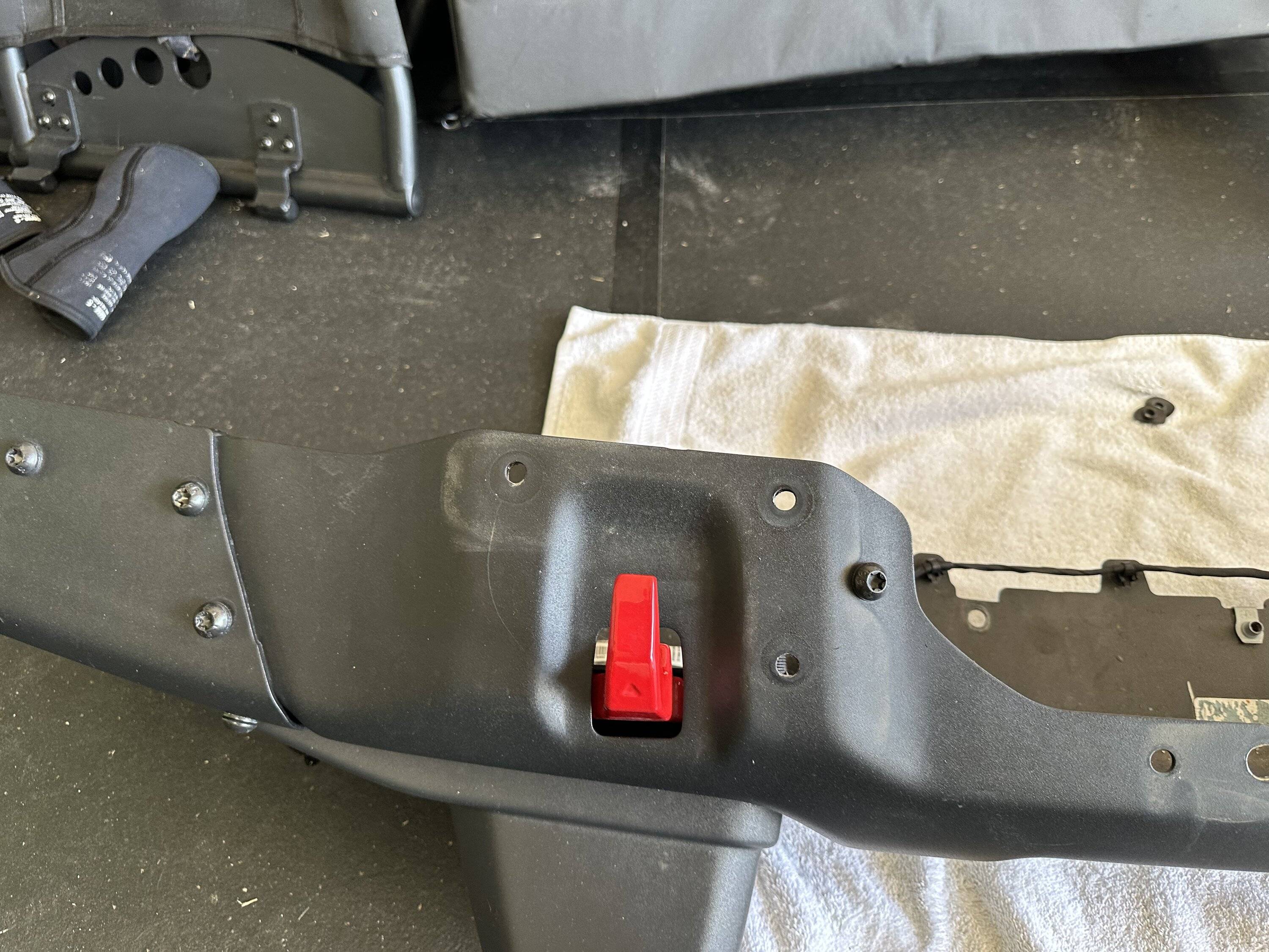 Jeep Gladiator Secondhand Steel Bumper, how many screws am I missing? B128B692-61DD-4E5E-A44A-13DF23BFEB05