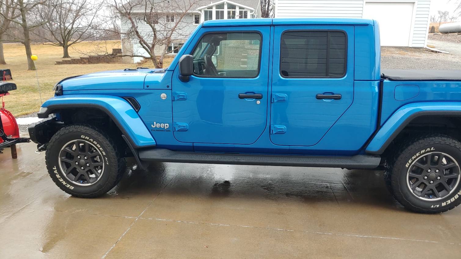 Jeep Gladiator My experience mounting Western Defender snow plow 20230214_140838