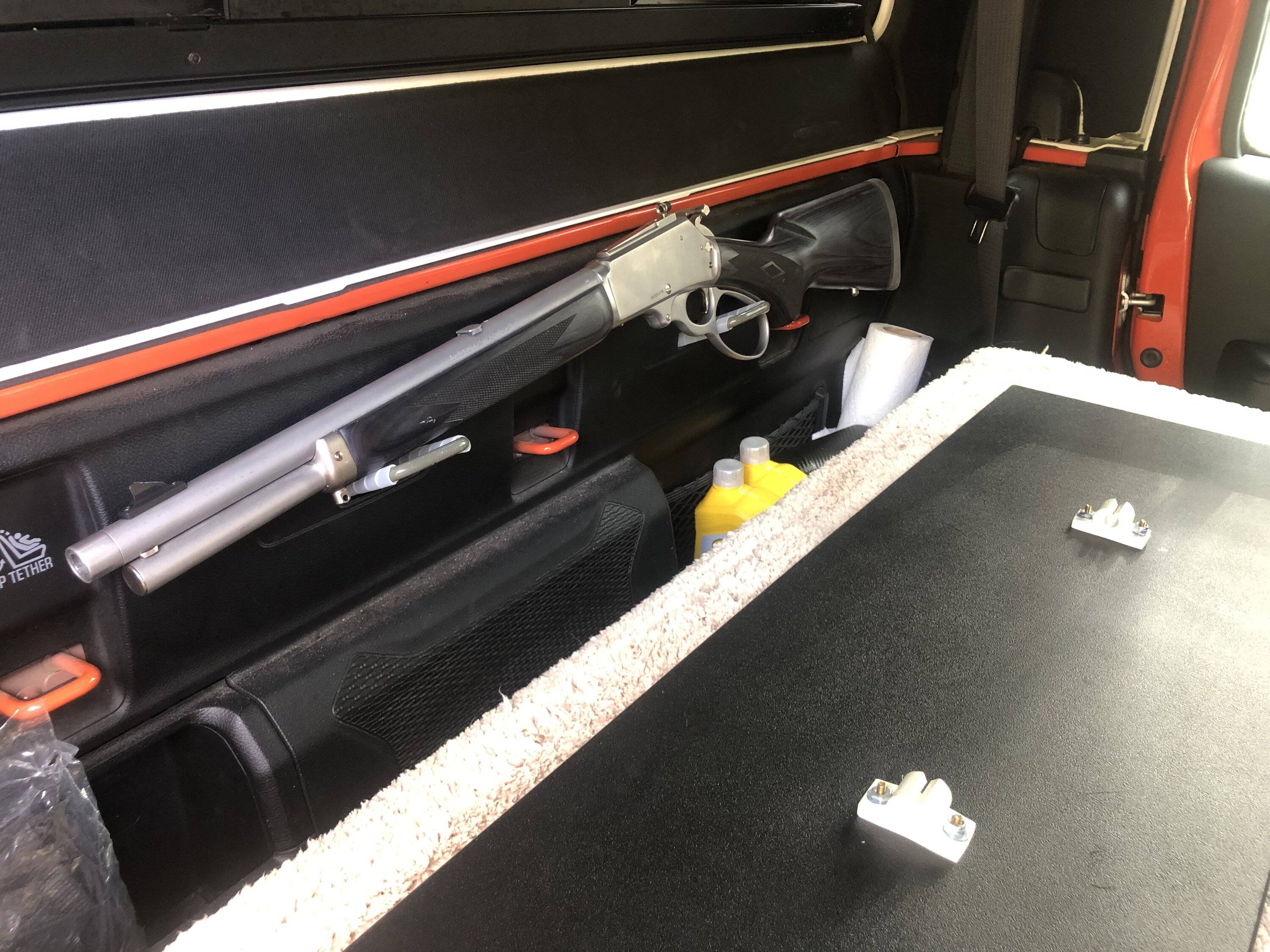 Jeep Gladiator Behind the seat gun rack - thoughts? 090E9E65-F2D2-4251-B329-B3E5EC477896