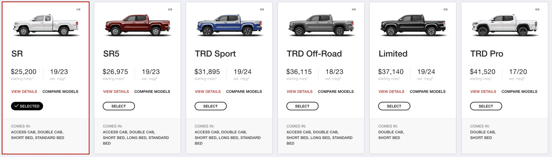 Jeep Gladiator JL MSRP Release - JT Should Be Similar Screen Shot 2017-12-15 at 9.27.17 AM