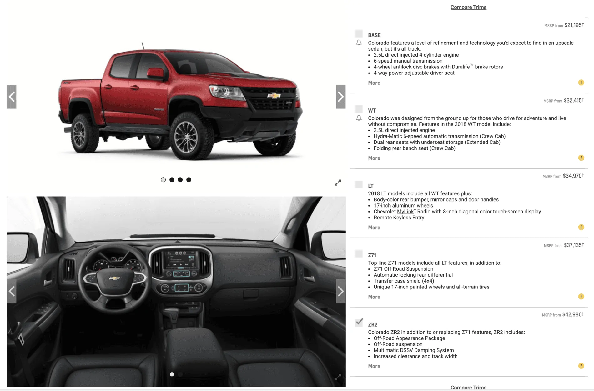 Jeep Gladiator JL MSRP Release - JT Should Be Similar Screen Shot 2017-12-15 at 9.28.42 AM