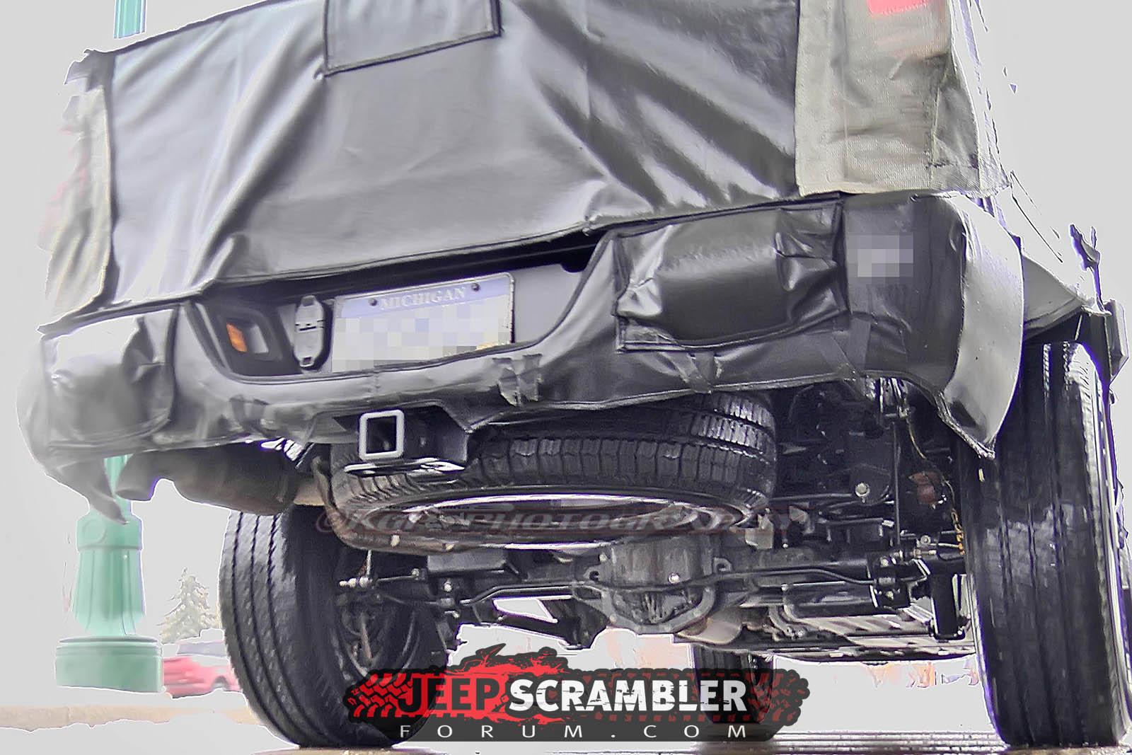 Jeep Gladiator Jeep Gladiator JT Pickup (3.0L Diesel) Underbody Shows Ram 1500 Inspired Suspension Jeep-Scrambler-JT-Pickup-underbody.g04