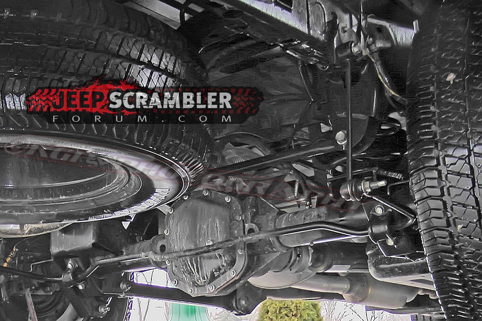 Jeep Gladiator Jeep Gladiator JT Pickup (3.0L Diesel) Underbody Shows Ram 1500 Inspired Suspension Jeep-Scrambler-JT-Pickup-underbody.g05