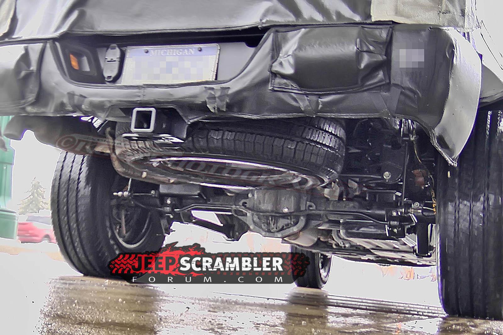 Jeep Gladiator Jeep Gladiator JT Pickup (3.0L Diesel) Underbody Shows Ram 1500 Inspired Suspension Jeep-Scrambler-JT-Pickup-underbody.g11