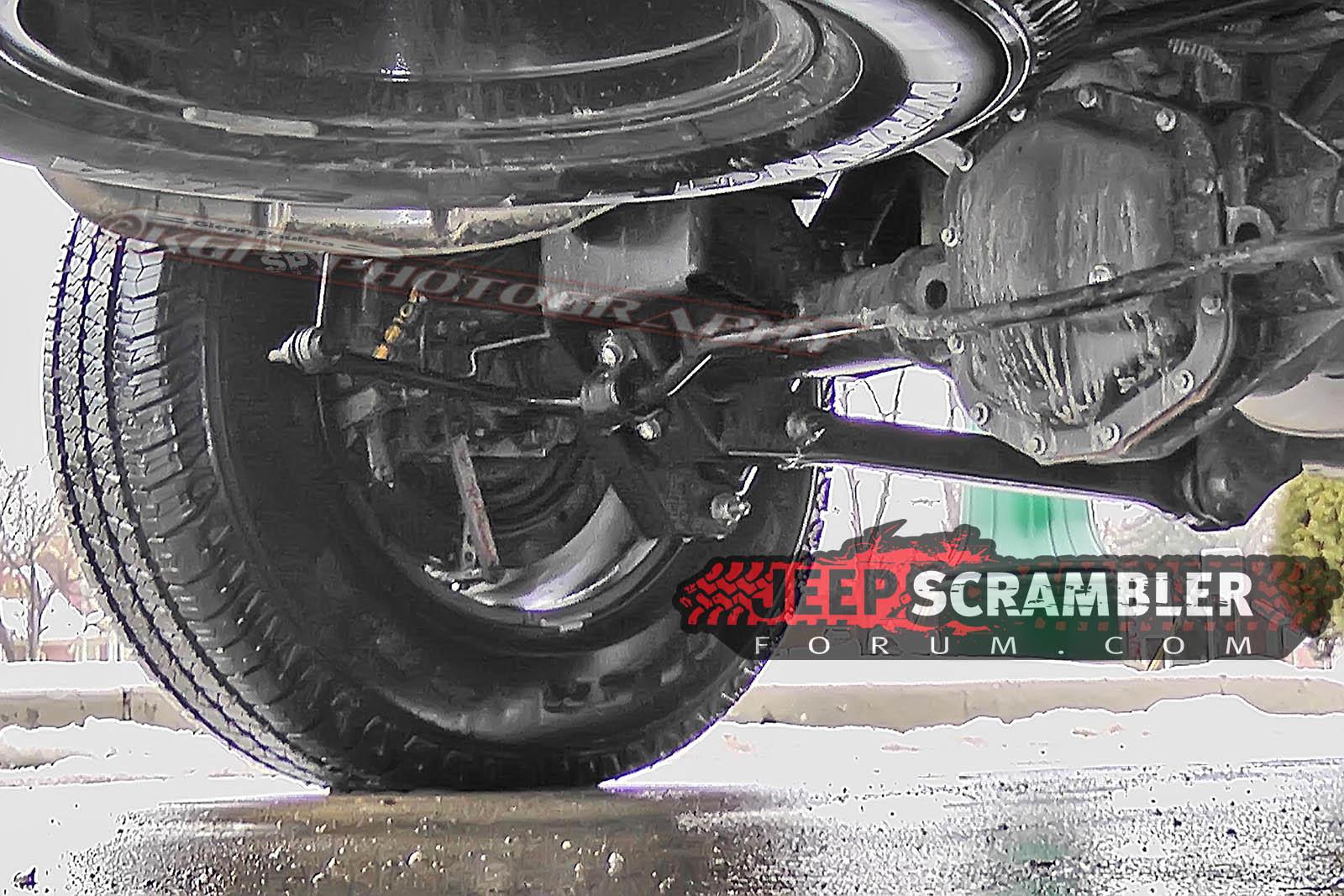 Jeep Gladiator Jeep Gladiator JT Pickup (3.0L Diesel) Underbody Shows Ram 1500 Inspired Suspension Jeep-Scrambler-JT-Pickup-underbody.g12