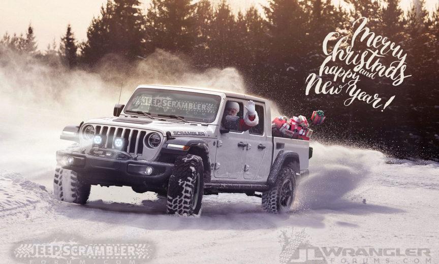 Jeep Gladiator Jeep Gladiator Pickup Truck (JT) Spy Pics and Videos! Jeep-Pickup-Truck-JT-Merry-Xmas-864x520