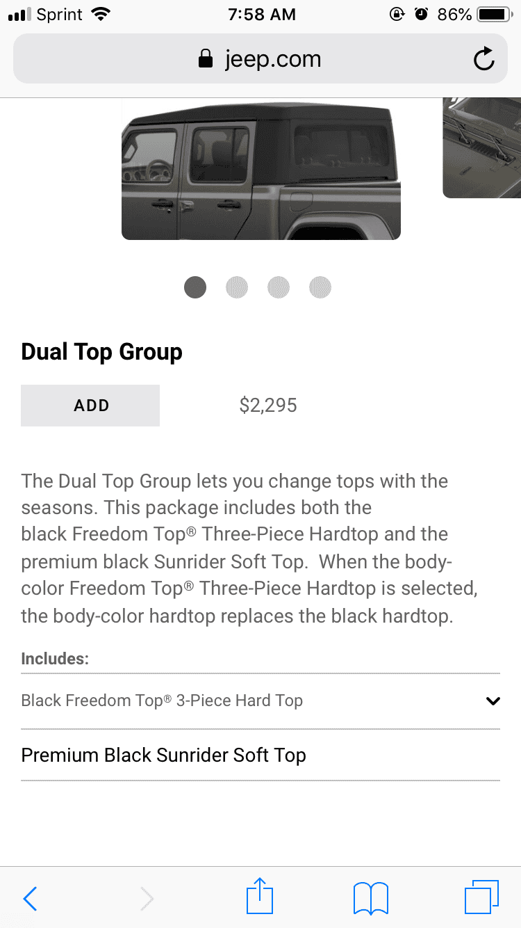 Jeep Gladiator Premium Softop is missing, dealer isn’t helping 4D0AC3F9-4CD2-4B4A-A3DC-B9F5C892C795