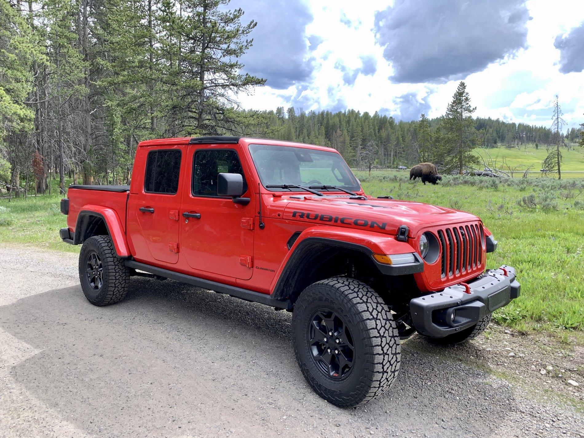 Jeep Gladiator Test drove Mopar lifted Rubicon with 35 Wildpeaks F2E2E3A8-5DBE-4120-B400-51D1AABADA11