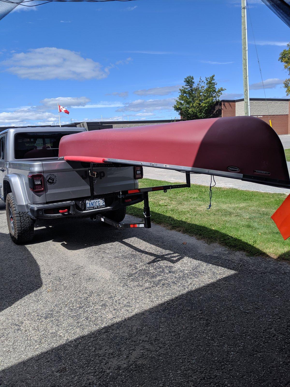 Jeep Gladiator Canoe carrier IMG_20190831_144102