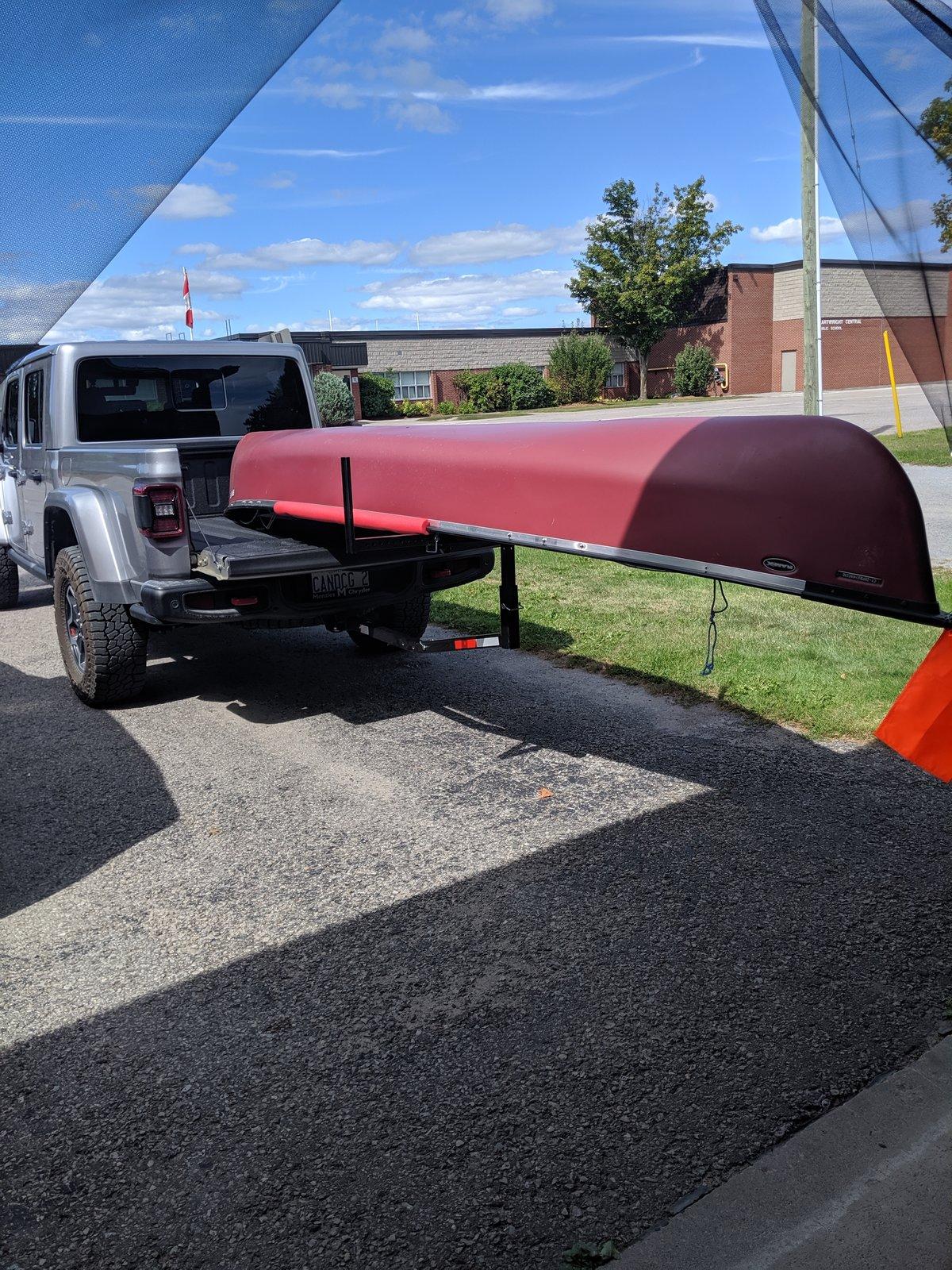 Jeep Gladiator Canoe carrier IMG_20190831_143431