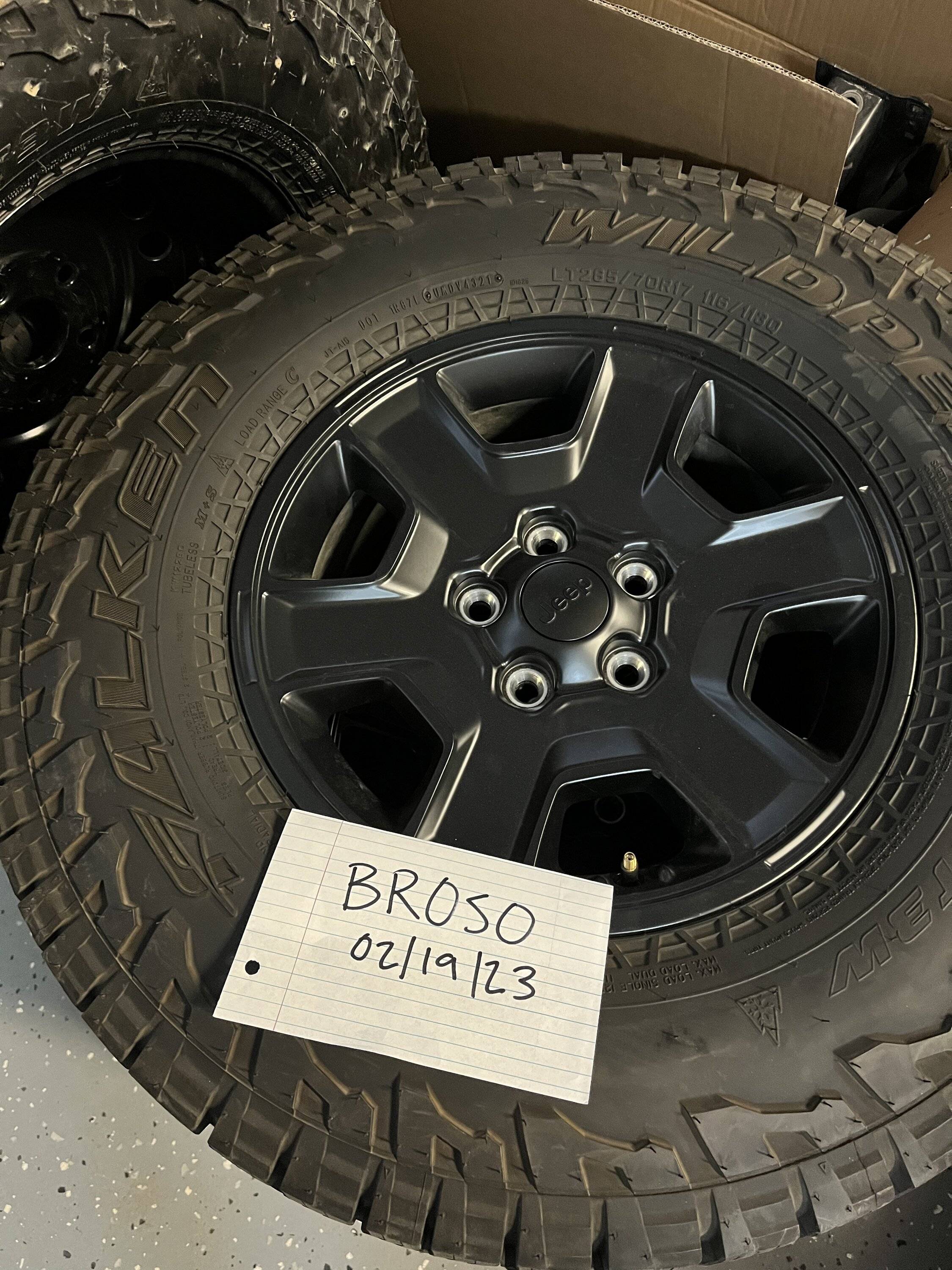 Jeep Gladiator Mojave wheels (new) 54C21DD6-C264-46E4-9540-5AAA6021C6A1