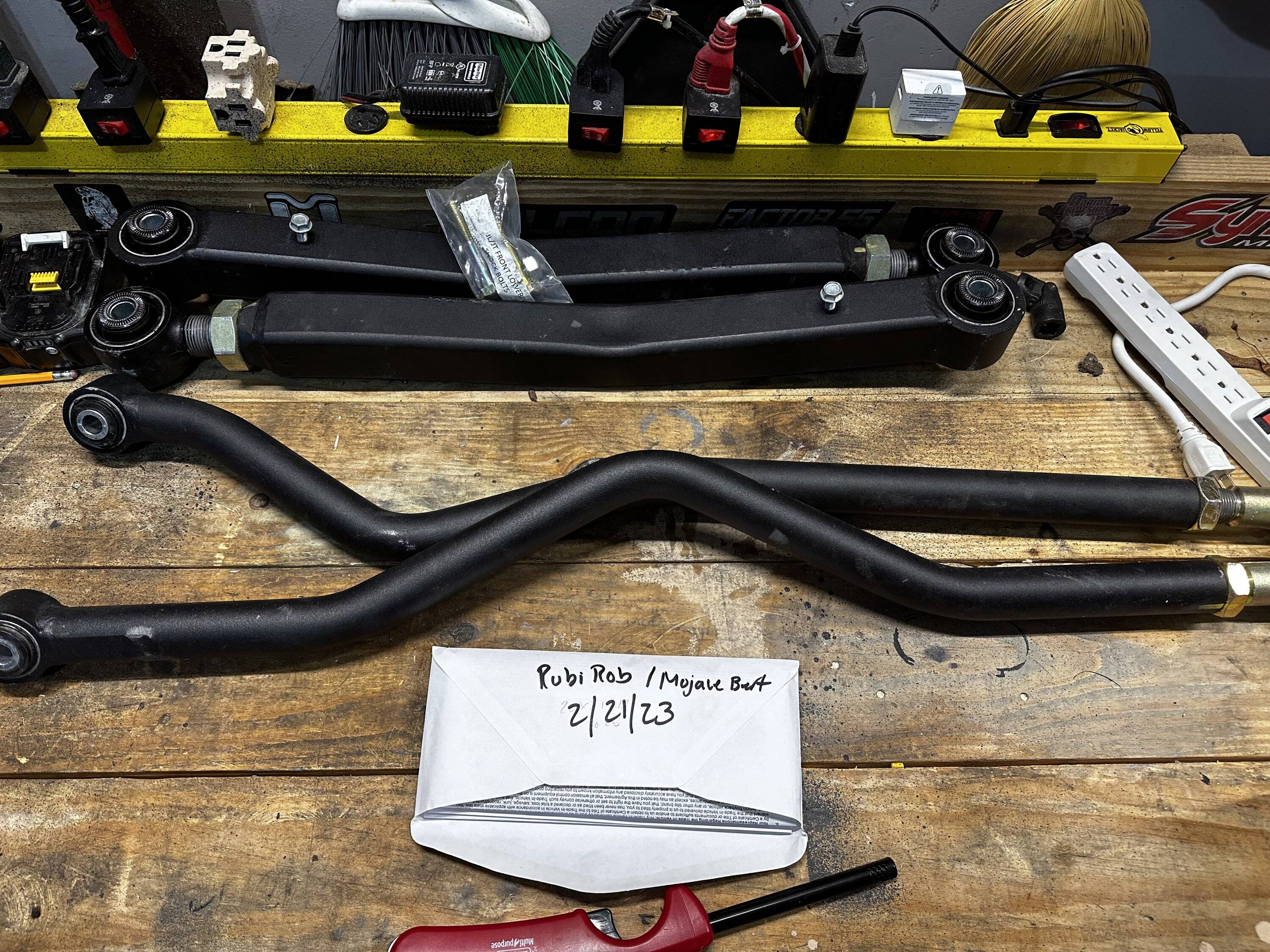 Jeep Gladiator Clayton Track Bars and Control arms IMG_1240