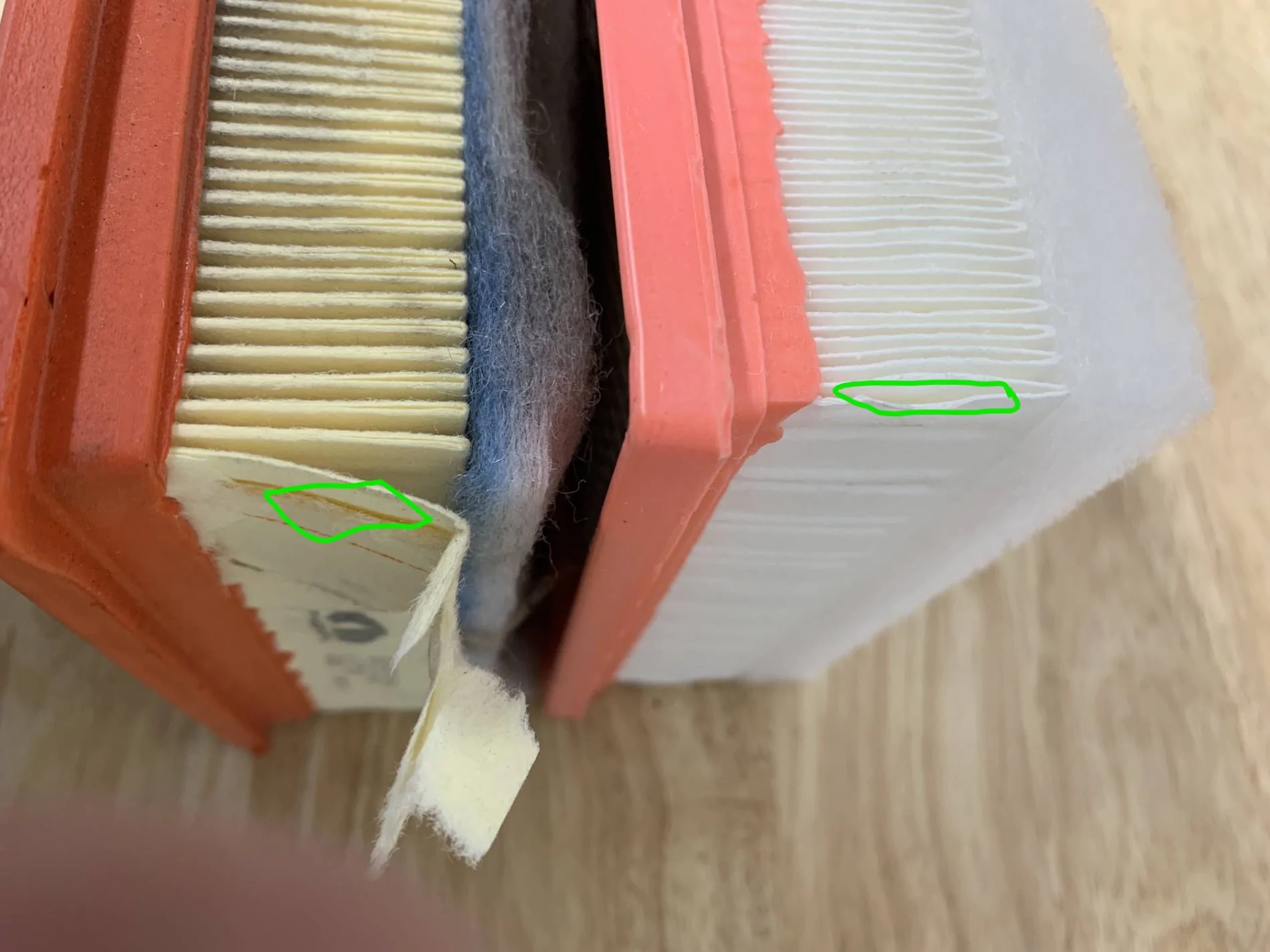 Jeep Gladiator Doc's Diesel Air Filter pleats