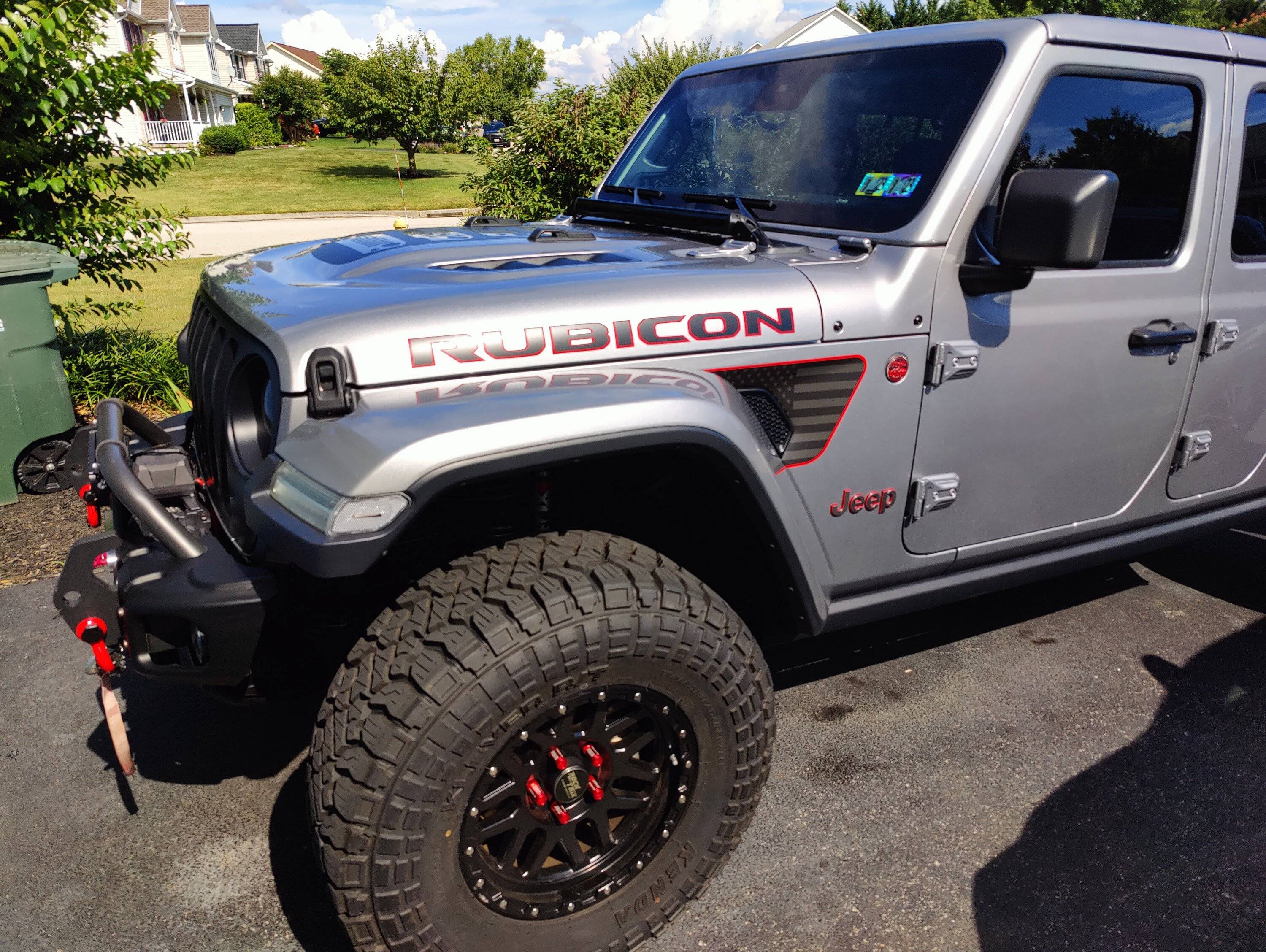 Jeep Gladiator Rock Trix 17x9 et+12 with Goodyear Territory MT 315/70r17 initial review 0