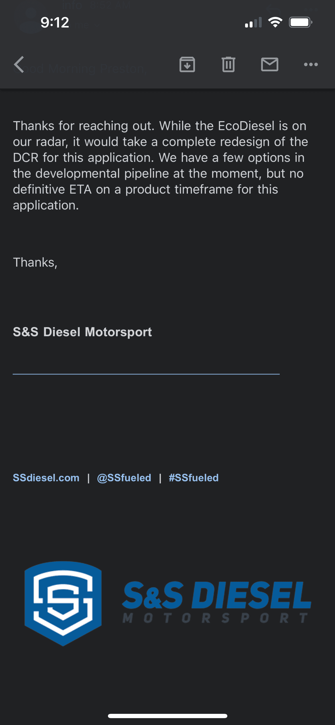 Jeep Gladiator CP4 Fuel Pump EcoDiesel Recall 6597B881-EF78-4F73-84B8-6C9CEC814B9D