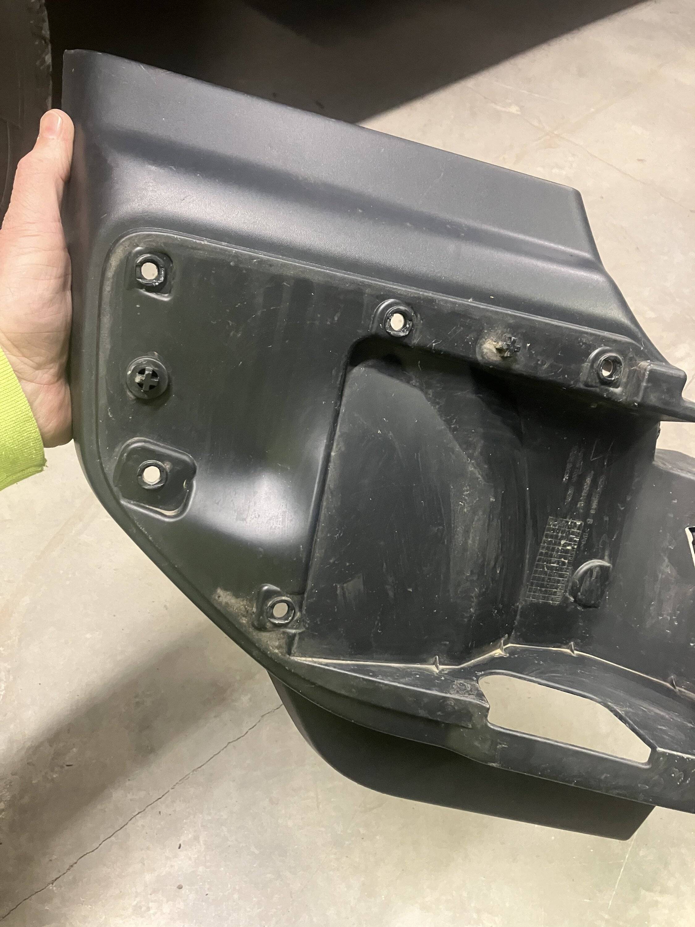 Jeep Gladiator WTB Wheel well air dams from sport front bumper A6801D1A-A40D-4EB7-8A41-B155584D6B48