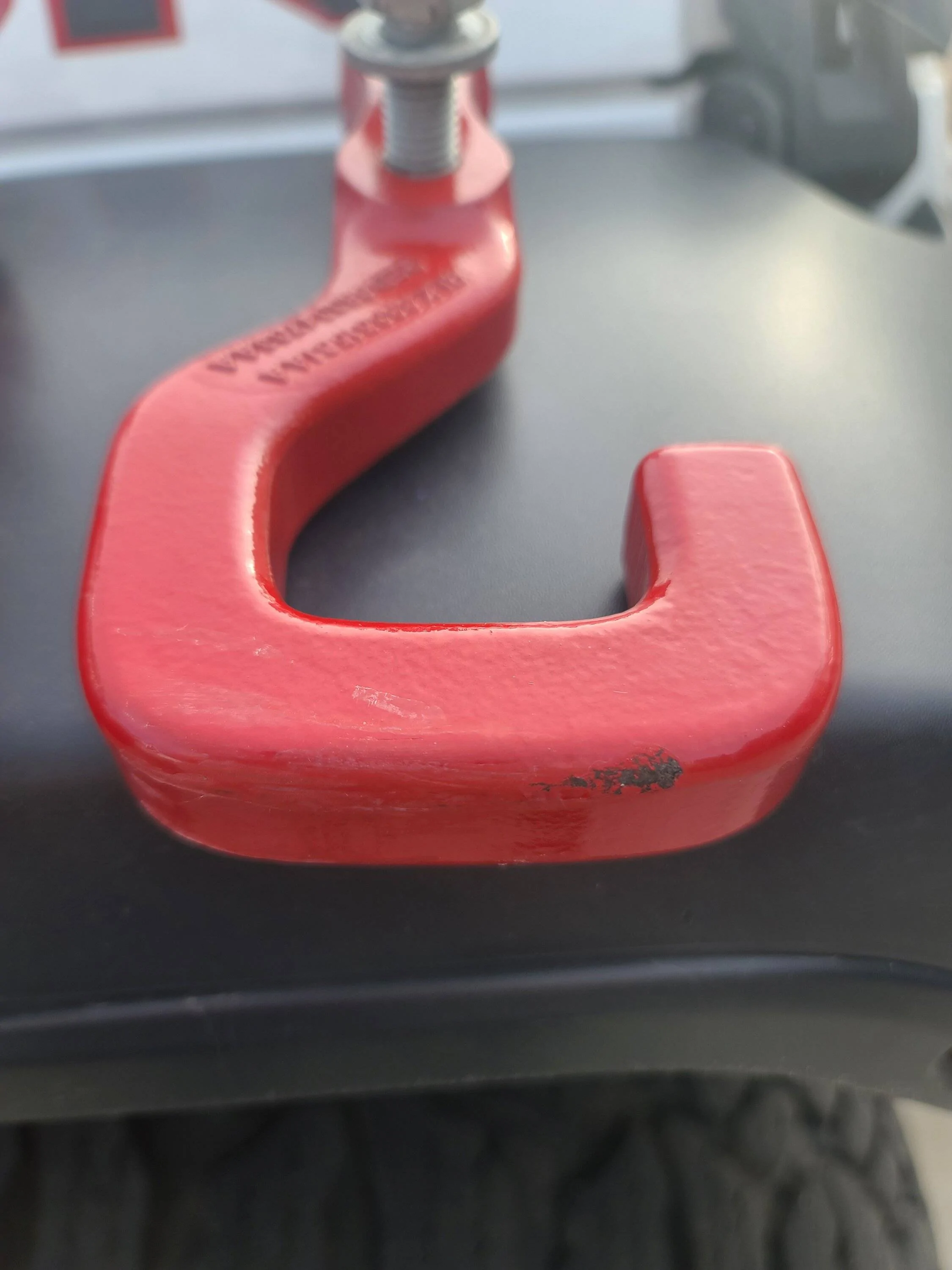 Jeep Gladiator Red Rubicon Rear Tow Hooks $55 Free shipping to lower 48 20230225_155347