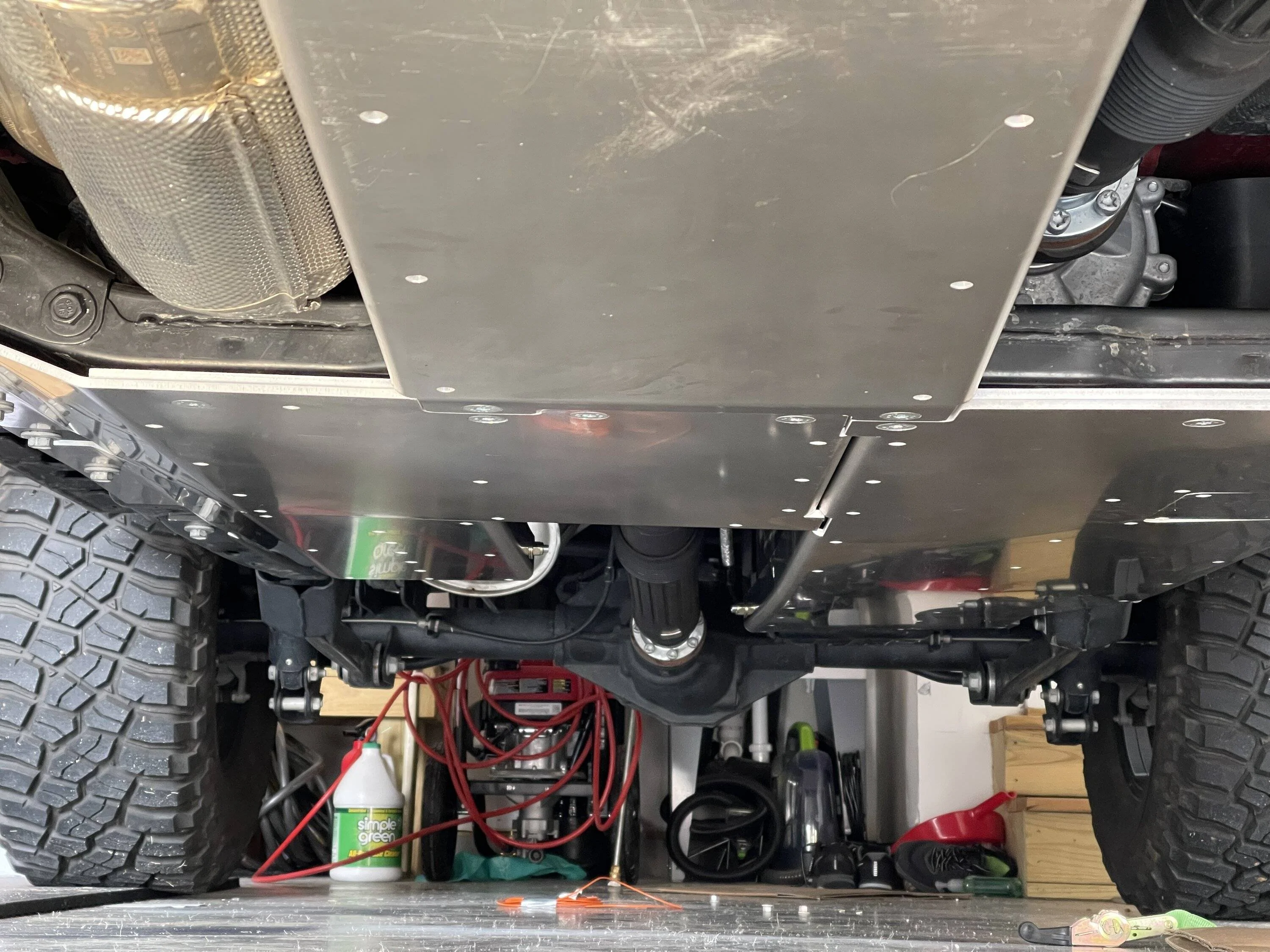Jeep Gladiator Full belly aluminum skid plate comparison 98C60C10-66B8-4E10-A956-96DC9AF864A7