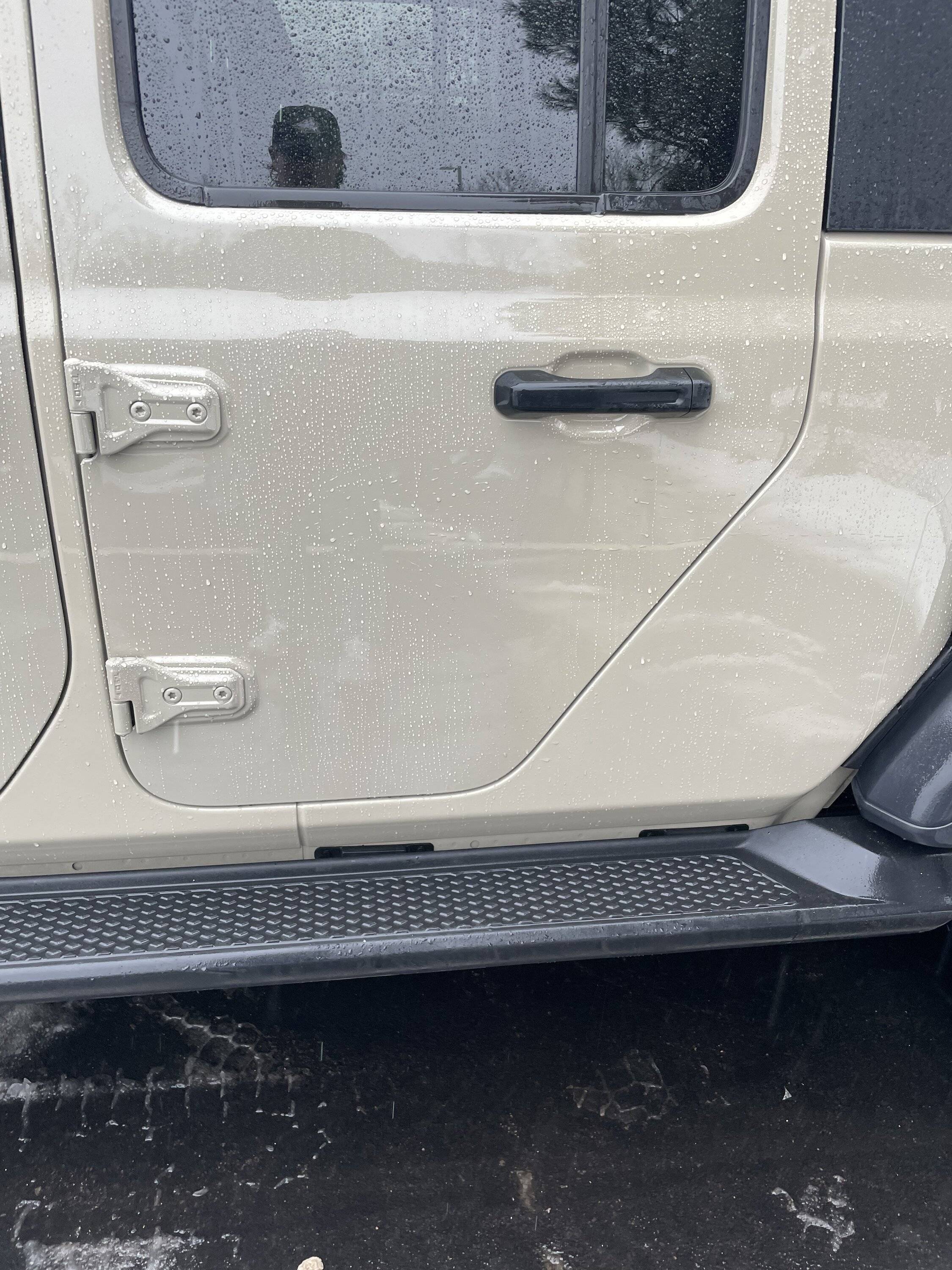 Jeep Gladiator Gobi warranty paint work…. Is it me or is this a different color? 032ECE71-1E82-4DB5-9C7F-DE8C0C780C21