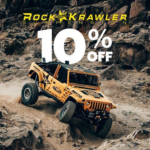 Jeep Gladiator 10% Off ALL Rock Krawler! - Northridge4x4 RK-10-off