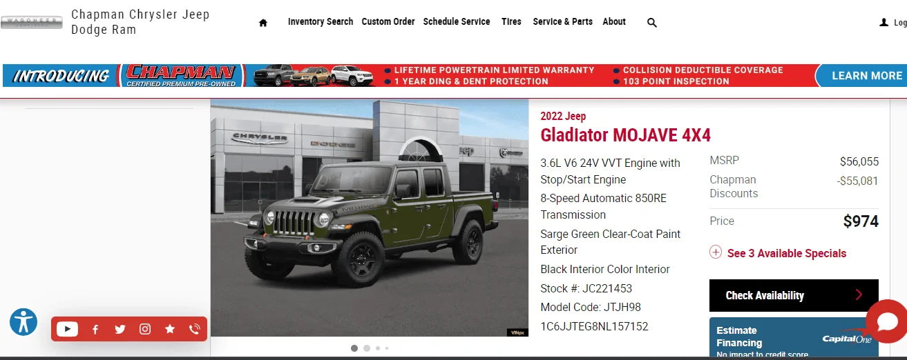 Jeep Gladiator A Mojave everone can afford 1677715120798