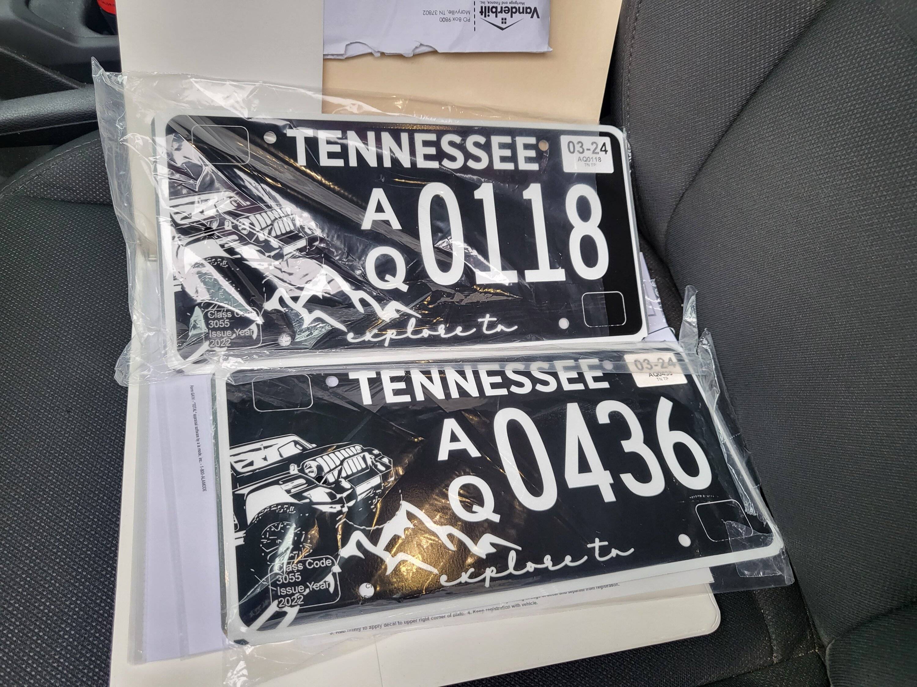 Jeep Gladiator New Tennessee Jeep Plates 20230302_113951